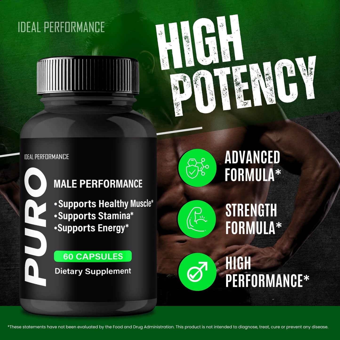 IDEAL PERFORMANCE Puro Capsules 120 Count