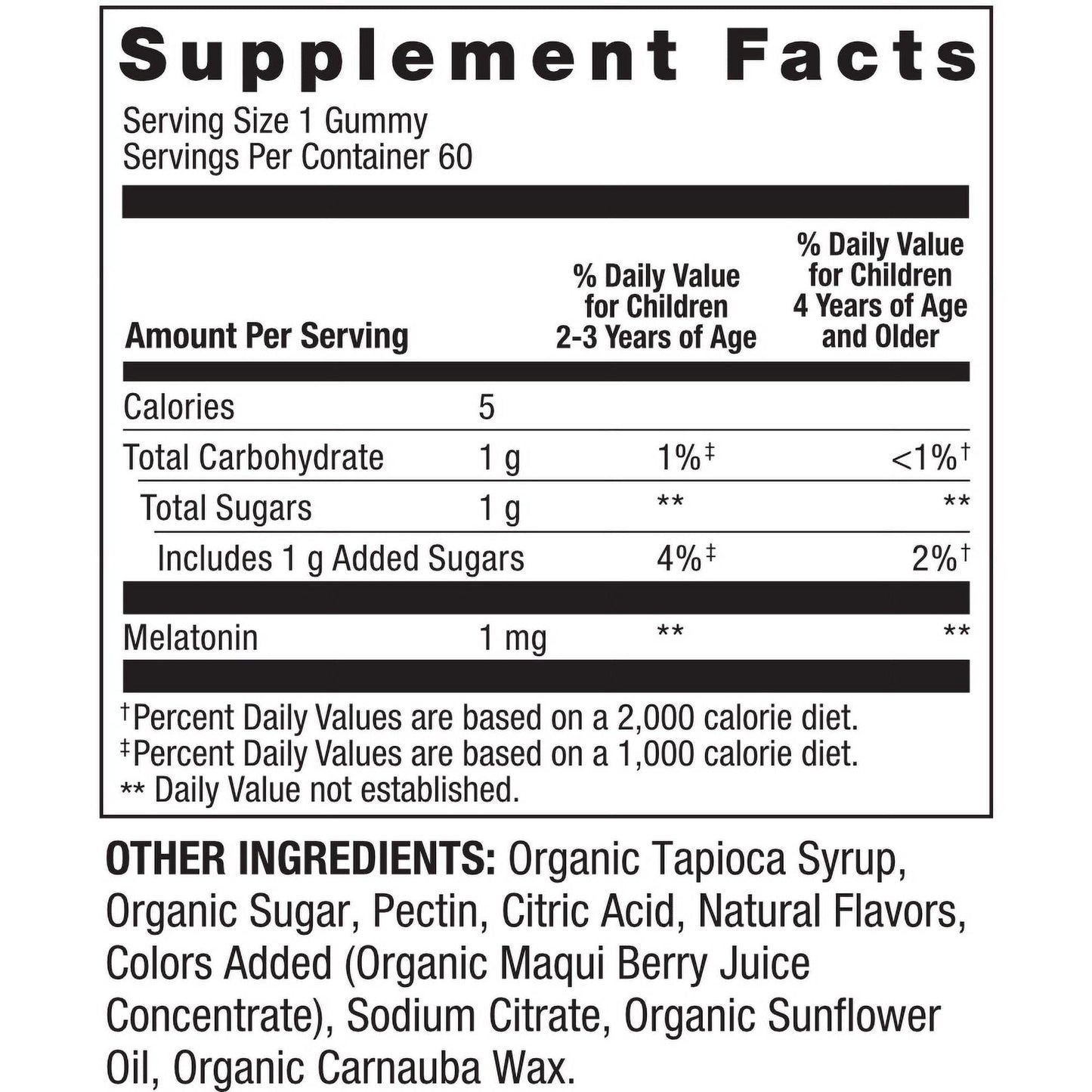 FUSION SHOP STORE Smart choices, meaningful life! Kids Melatonin Gummies 1mg - Raspberry Flavor, 60 Count
