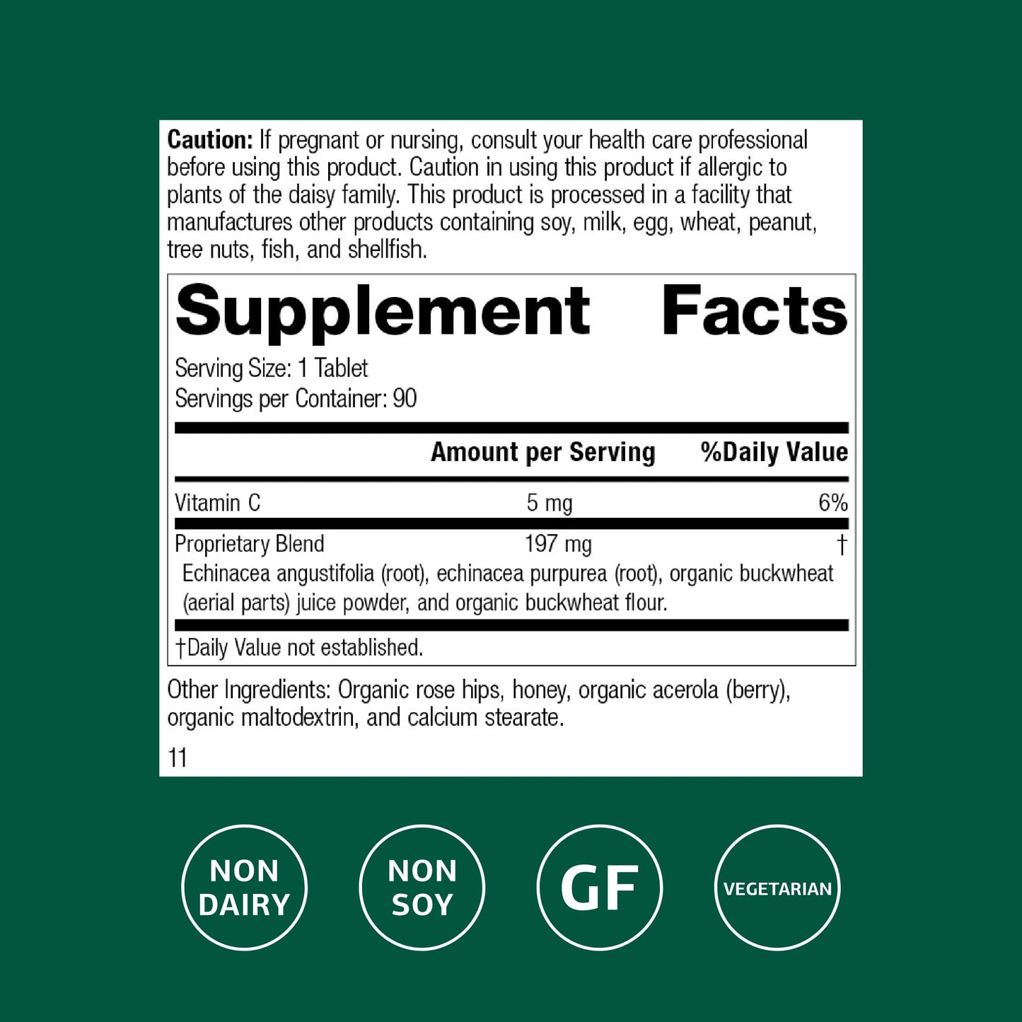 Standard Process Inc. Echinacea-C 90 Tablets