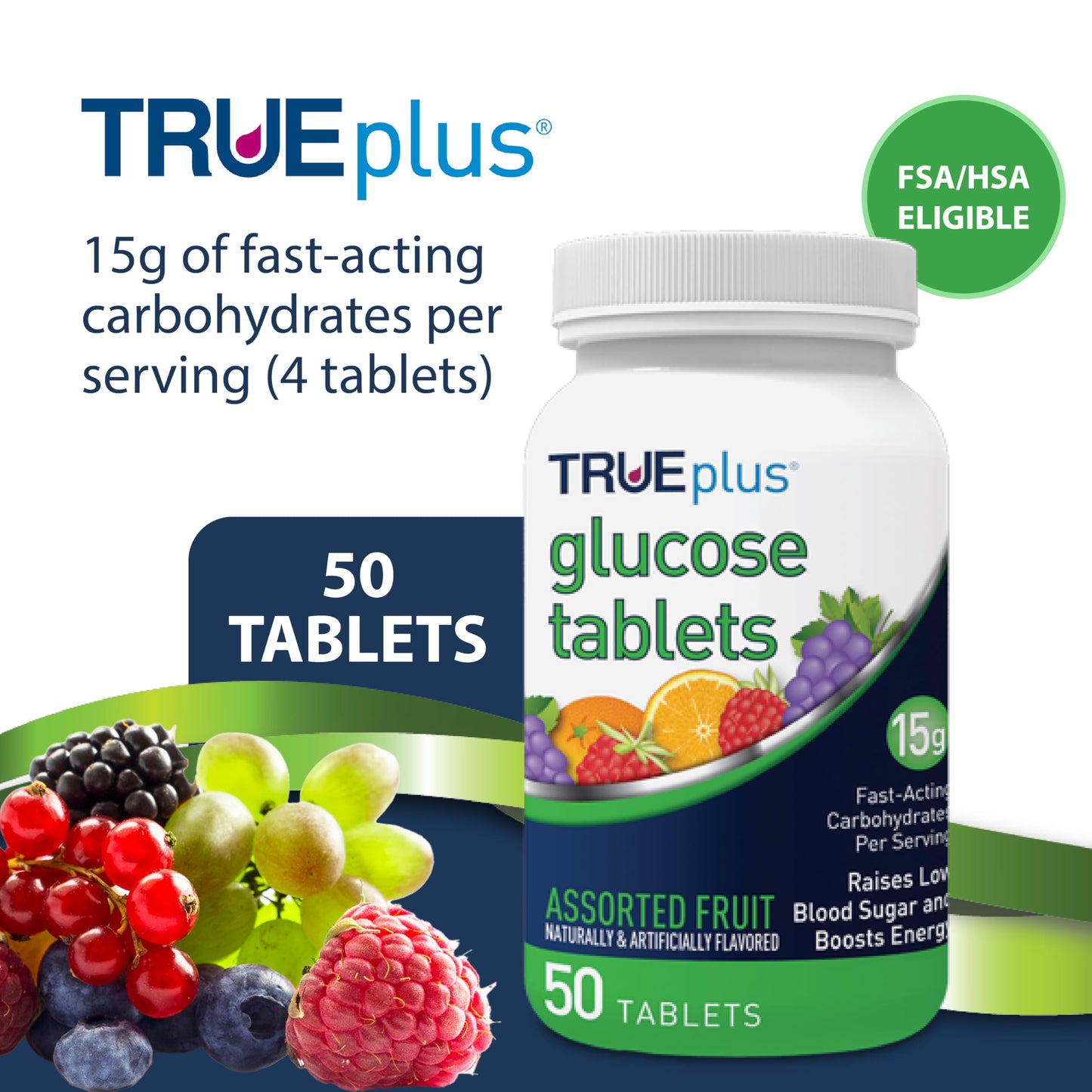TRUEplus Glucose Tablets Tablet 50