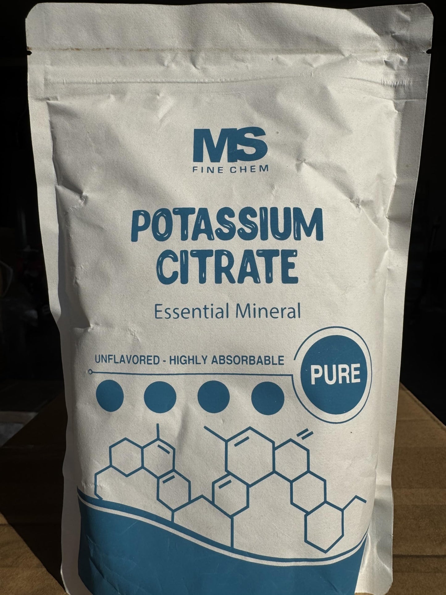 MS Finechem Potassium Citrate Powder 35.27 Ounces