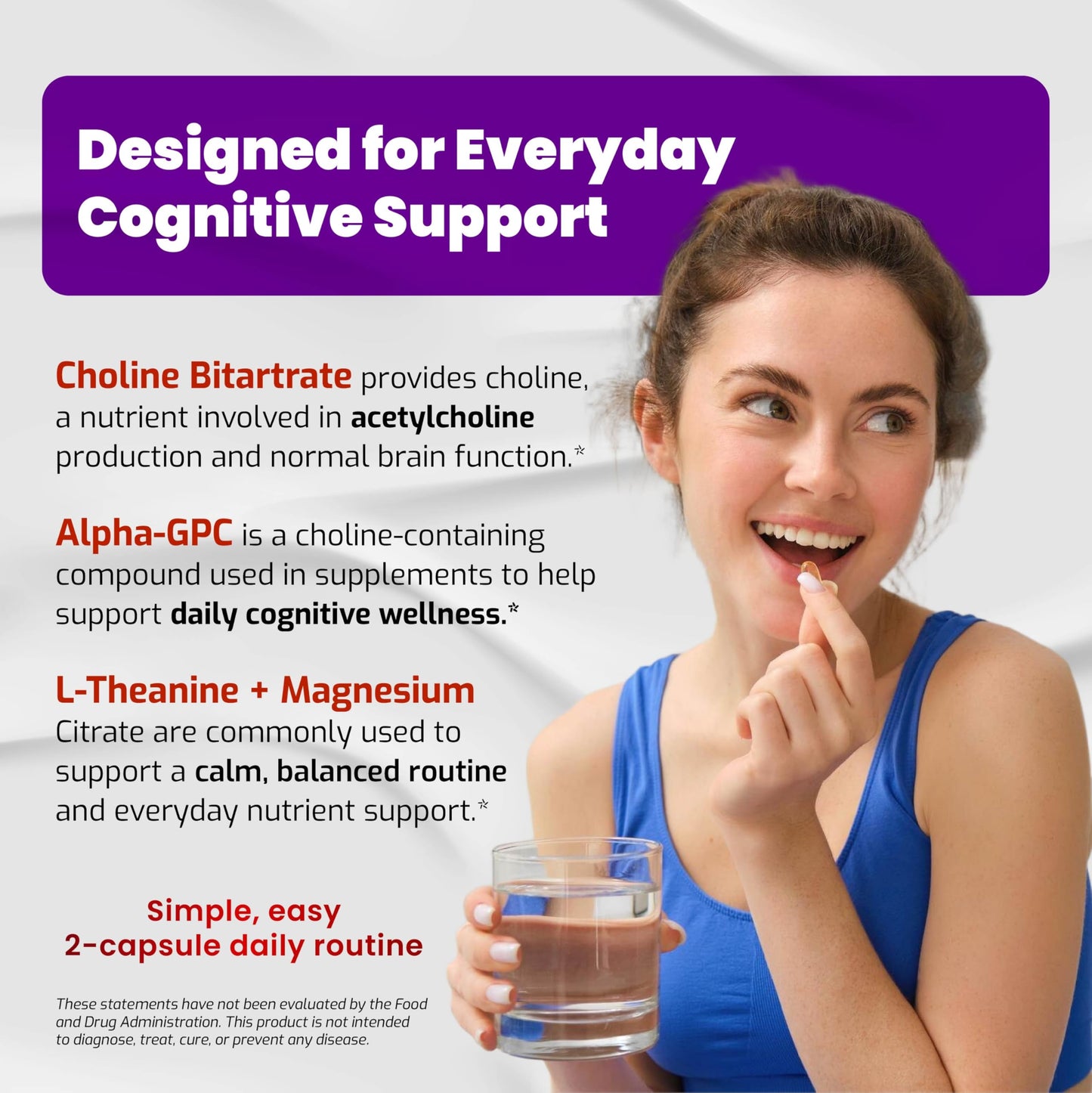 VEGATOT Ultra Organic Choline Complex 10-in-1 Formula Capsule, 150 Count