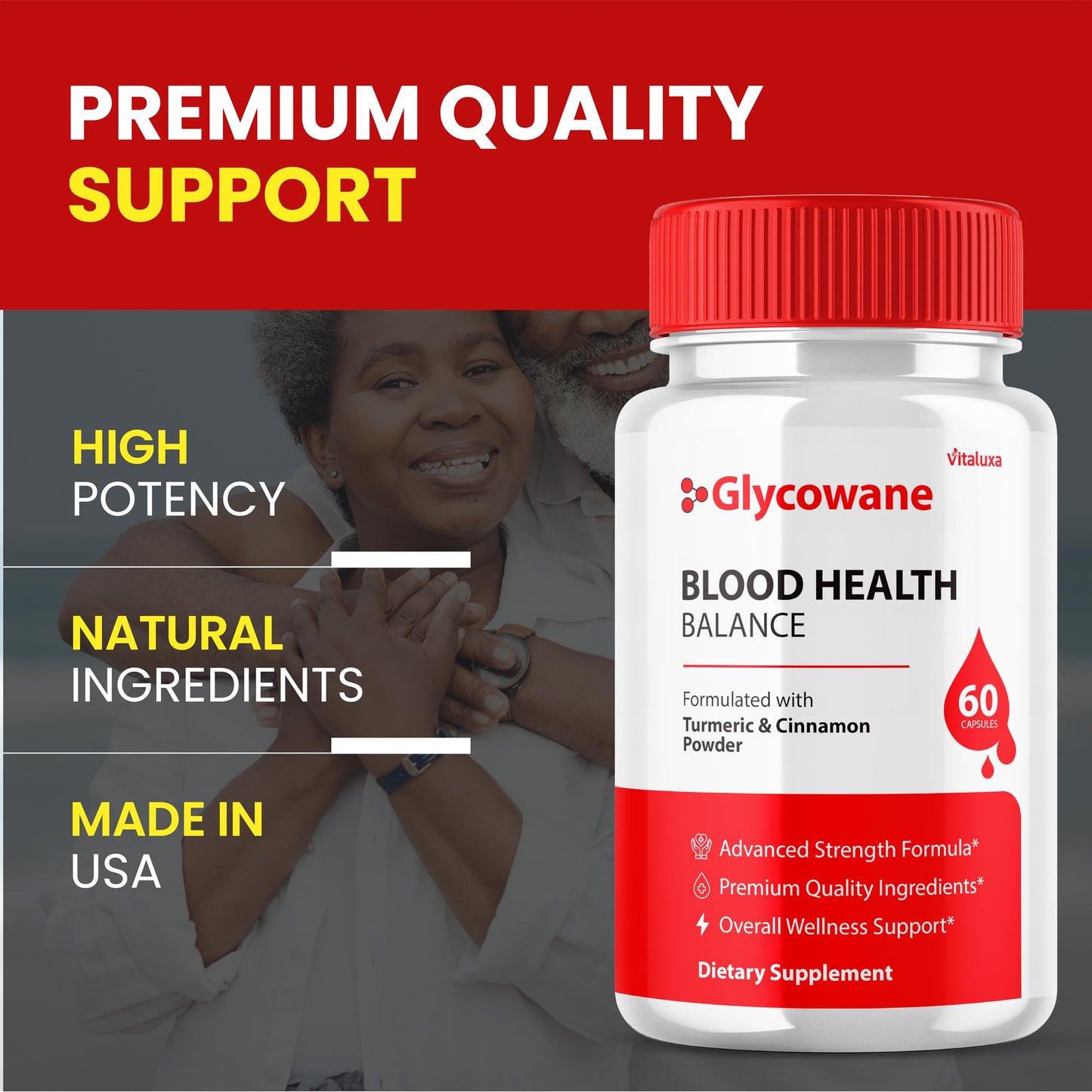 Vitaluxa Glycowan Capsules, 180 Capsules