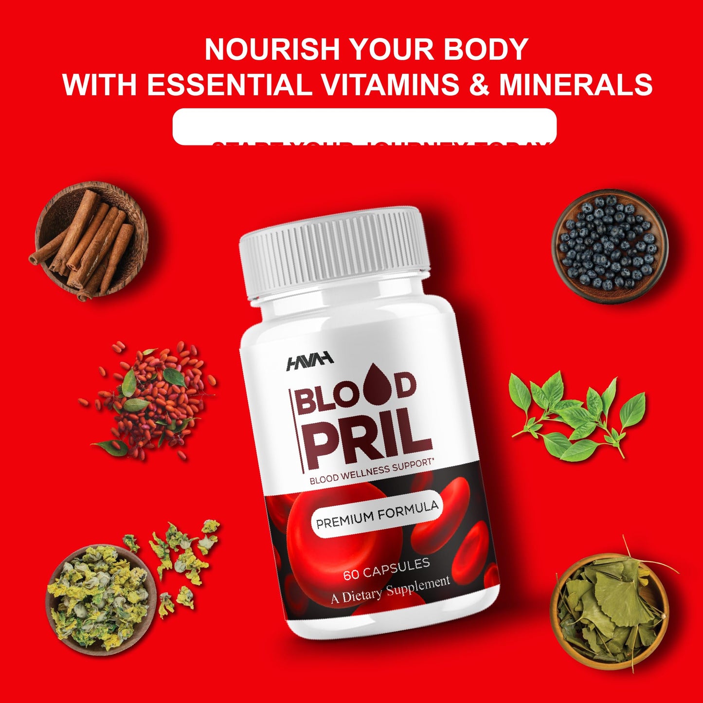 Havah Blood Pril Capsule 60 Capsules