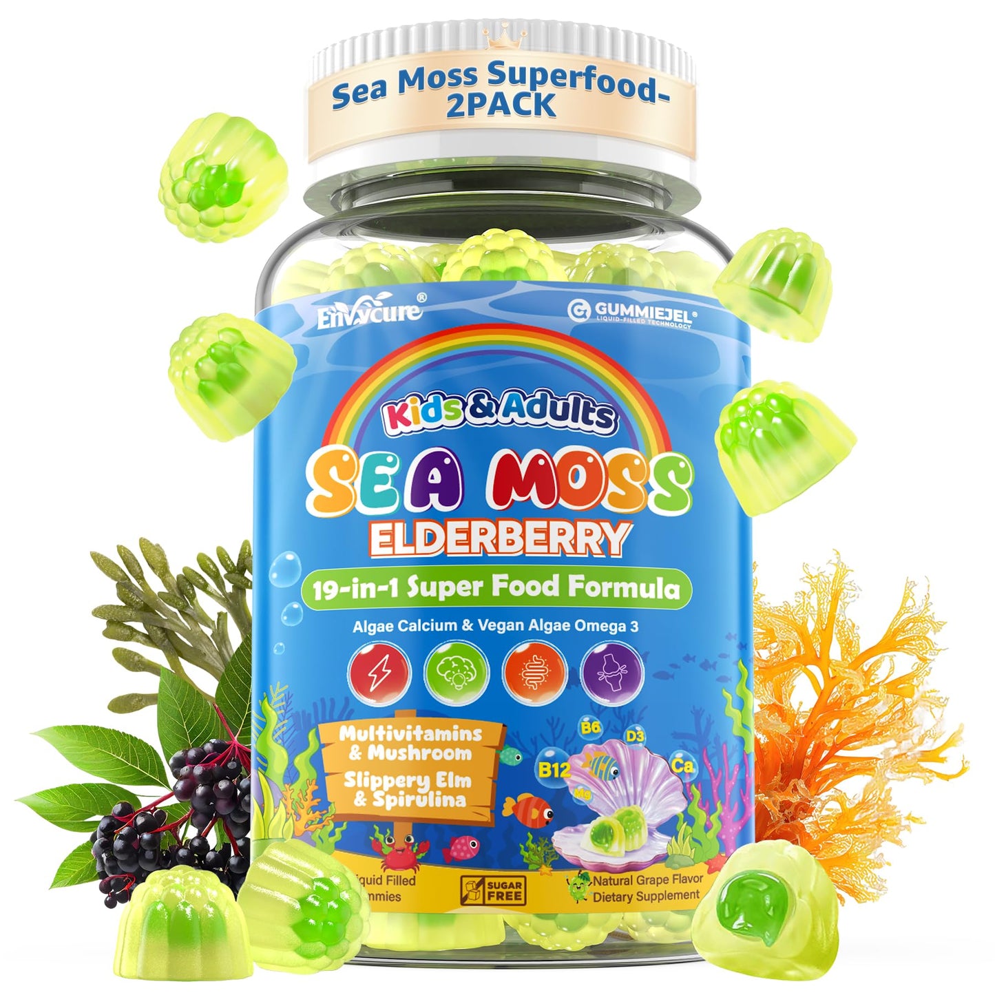 EnvyCure Sea Moss Gummies 120