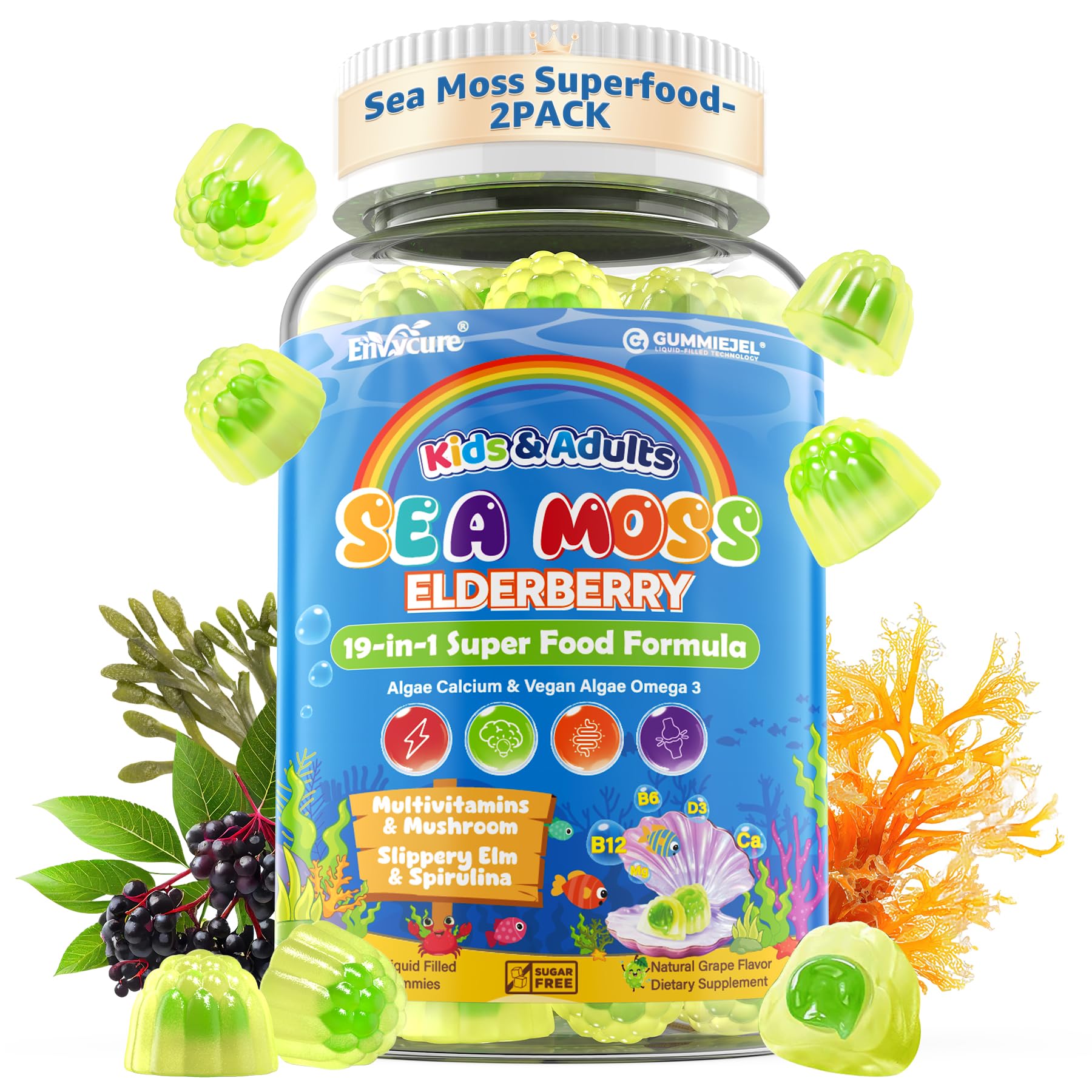 EnvyCure Sea Moss Gummies 120