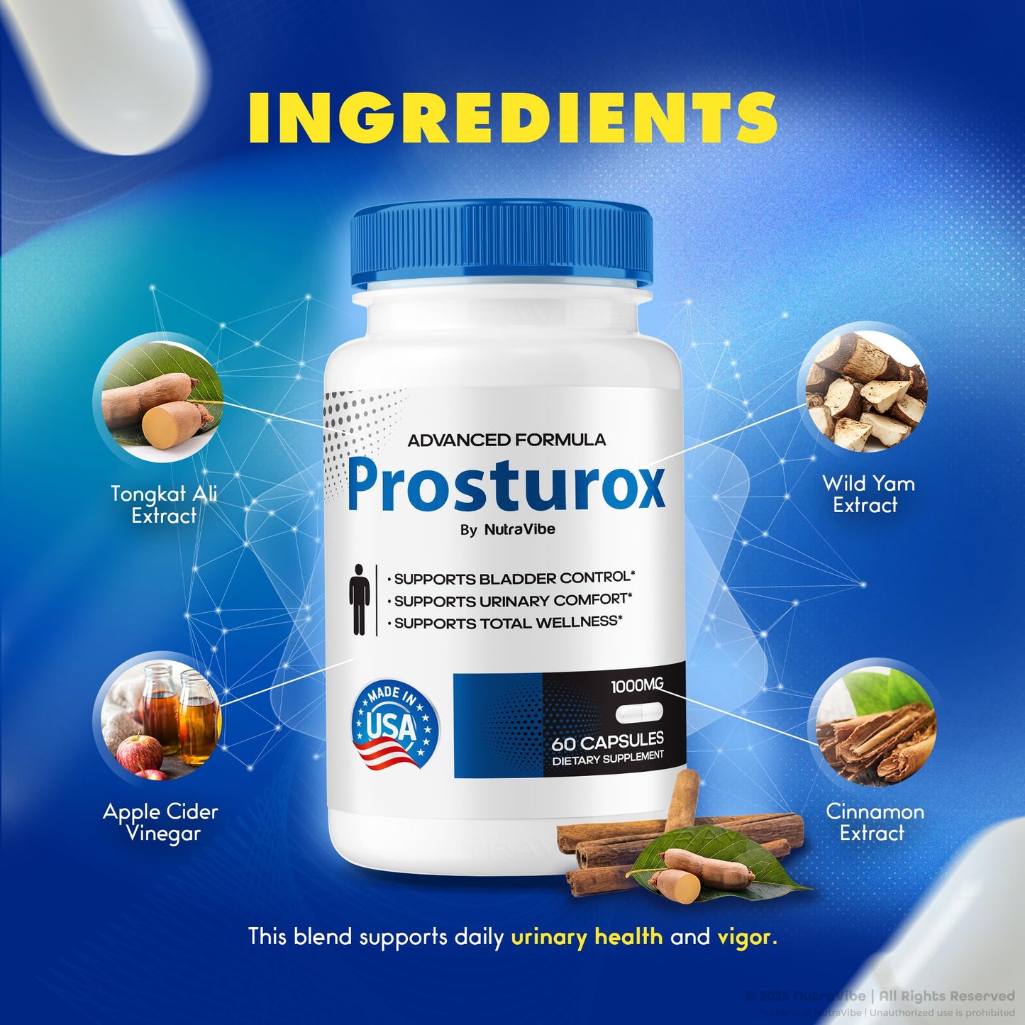 NutraVibe Prosturox Capsule 60 Count