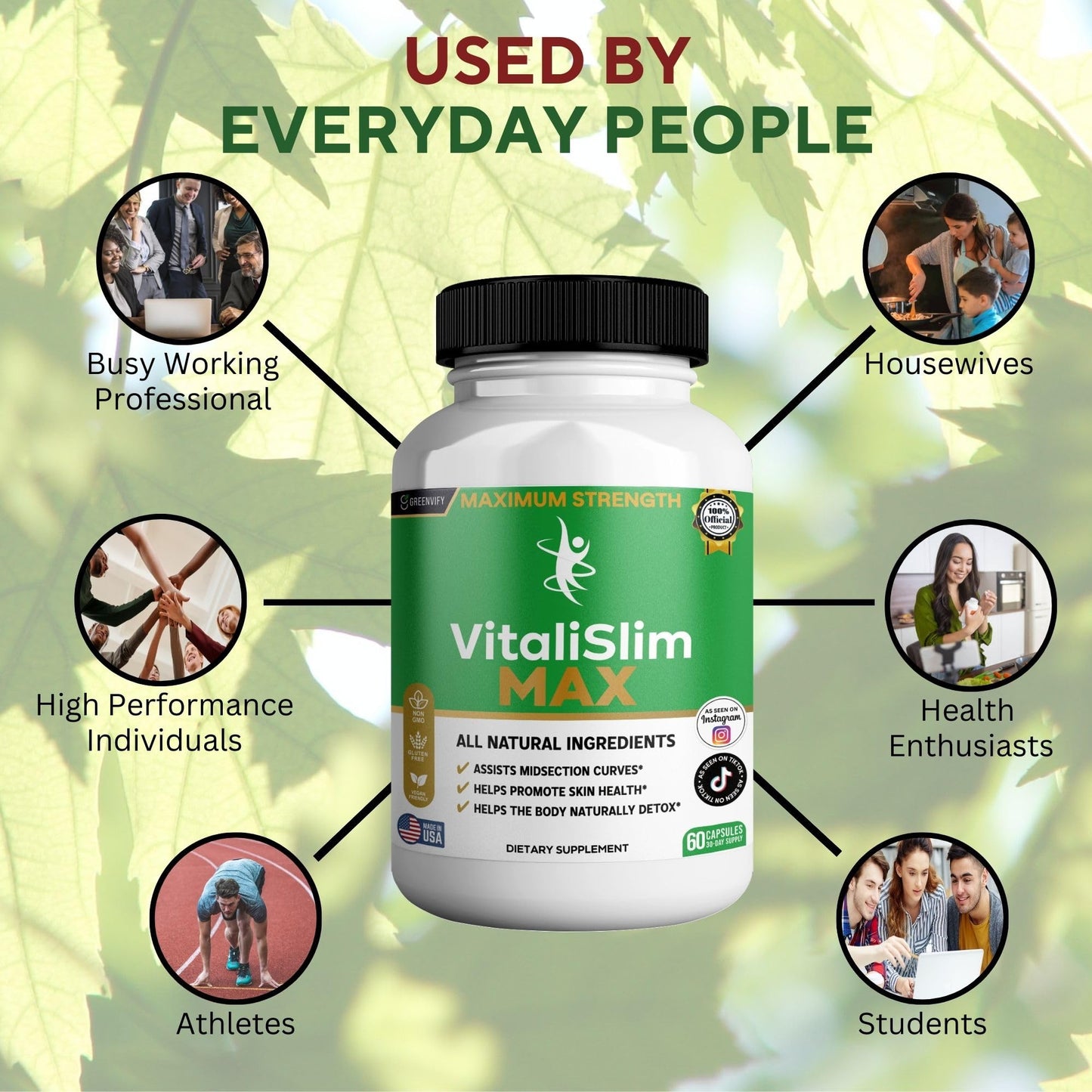 GREENVIFY Ever Joint MAX Support Supplement, 60 Capsules