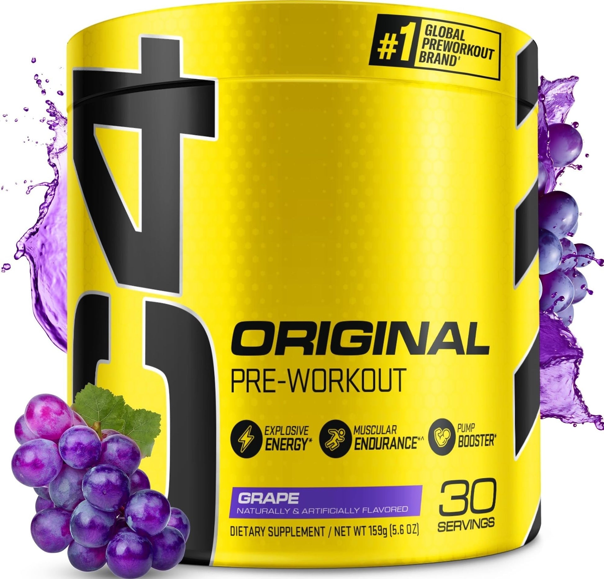 C4 Original Pre Workout Powder with 150mg Caffeine, 5.6 Ounce