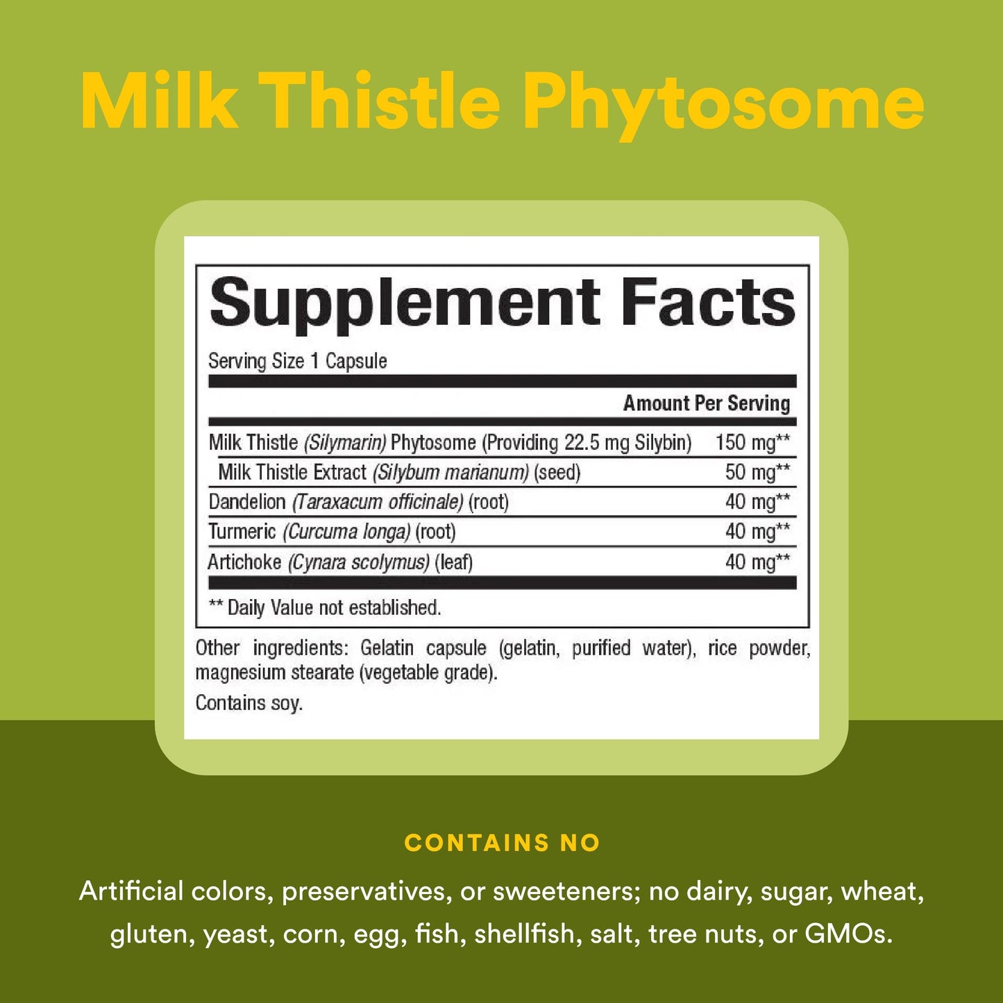 Natural Factors Milk Thistle Phytosome with Dandelion and Turmeric 90 Capsules