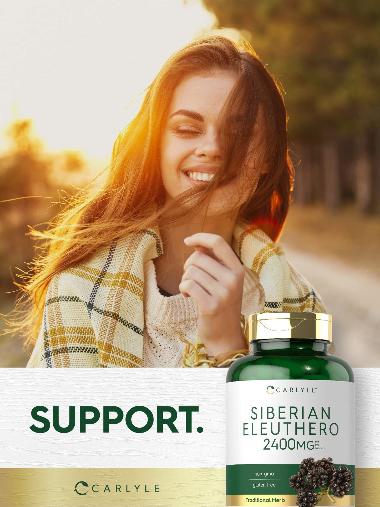 Carlyle Siberian Eleuthero Capsule 300 Capsules