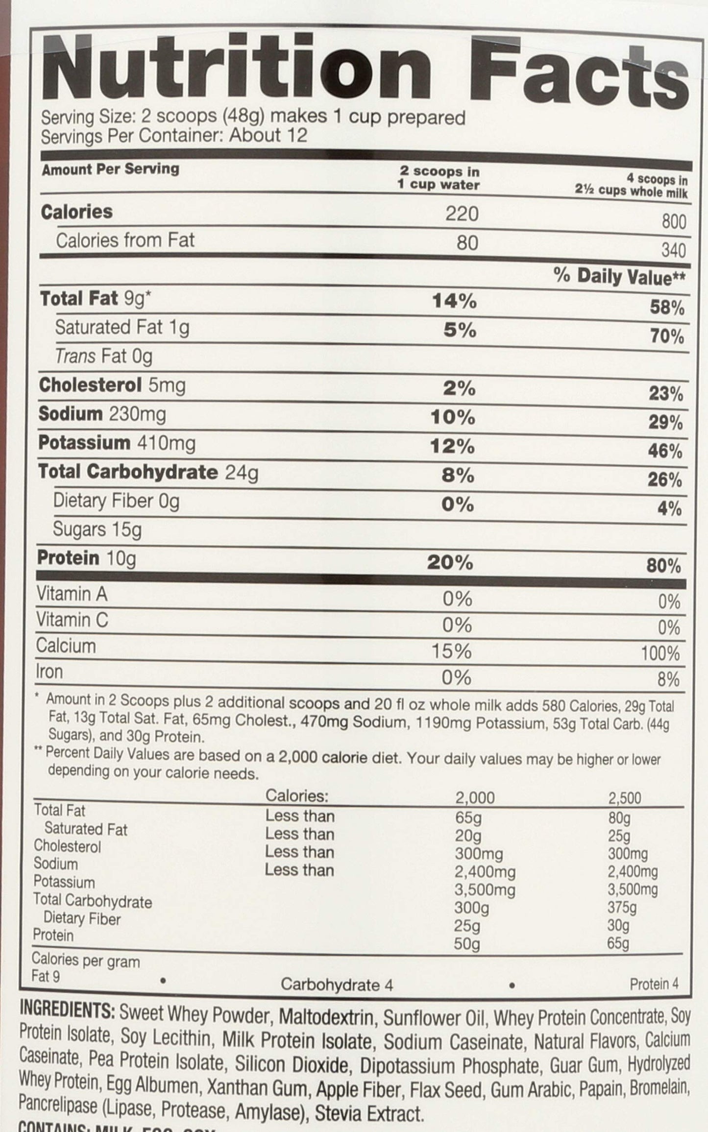 Naturade Weight Gain Powder 20.3 Ounce