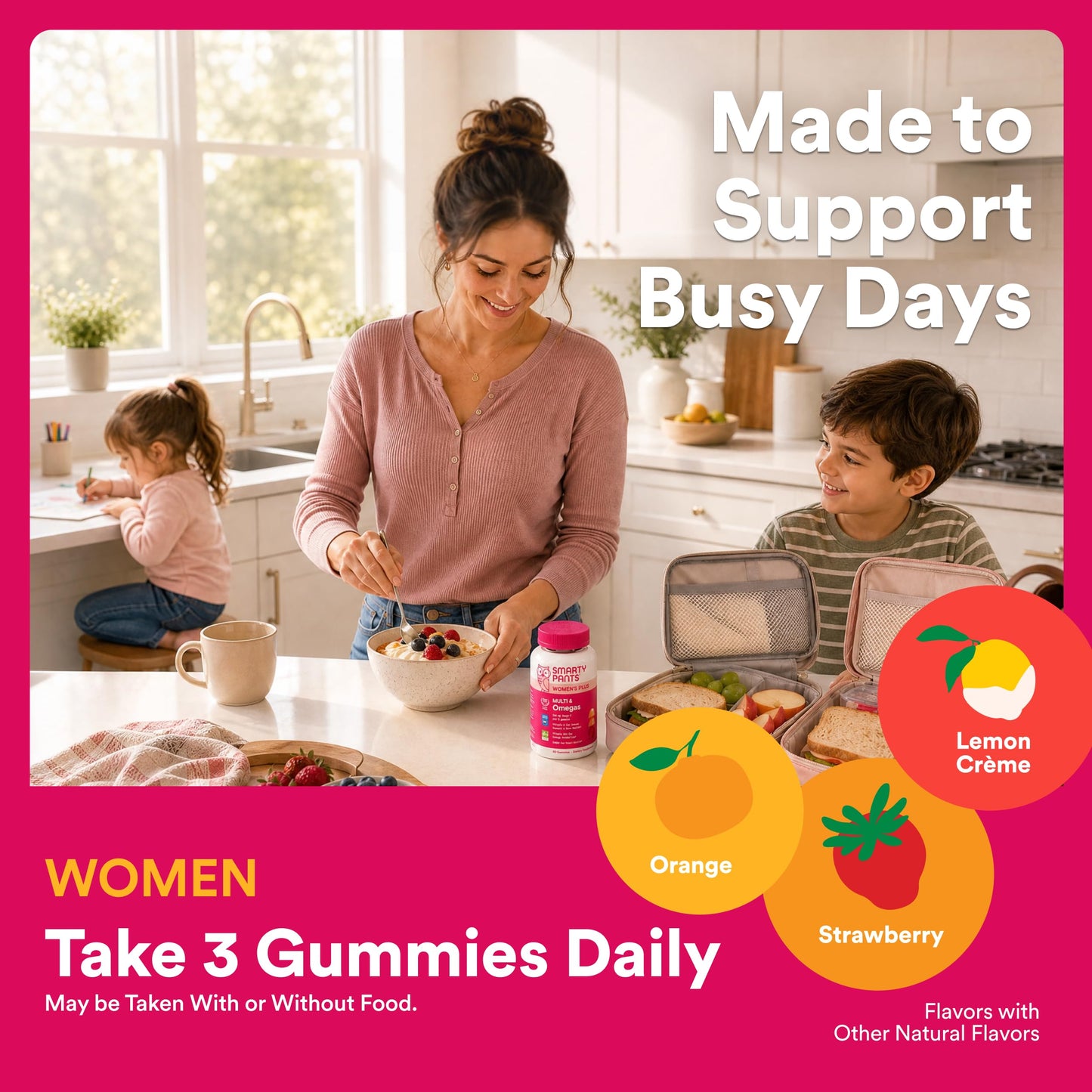 SmartyPants Women's Multivitamin Gummies, 120 Count