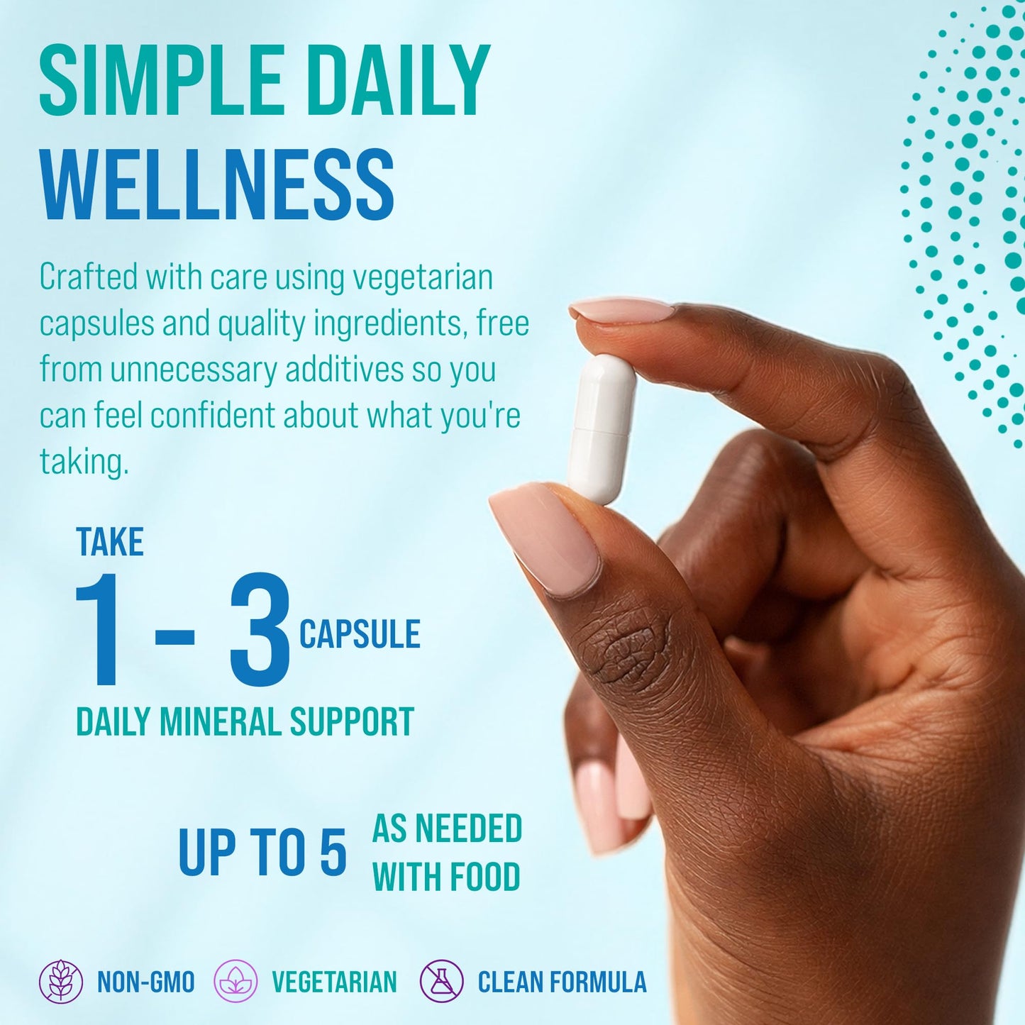SoulLife Rebuild Calcium Mineral Complex with Magnesium - Vegetarian Capsules, 120 Capsules