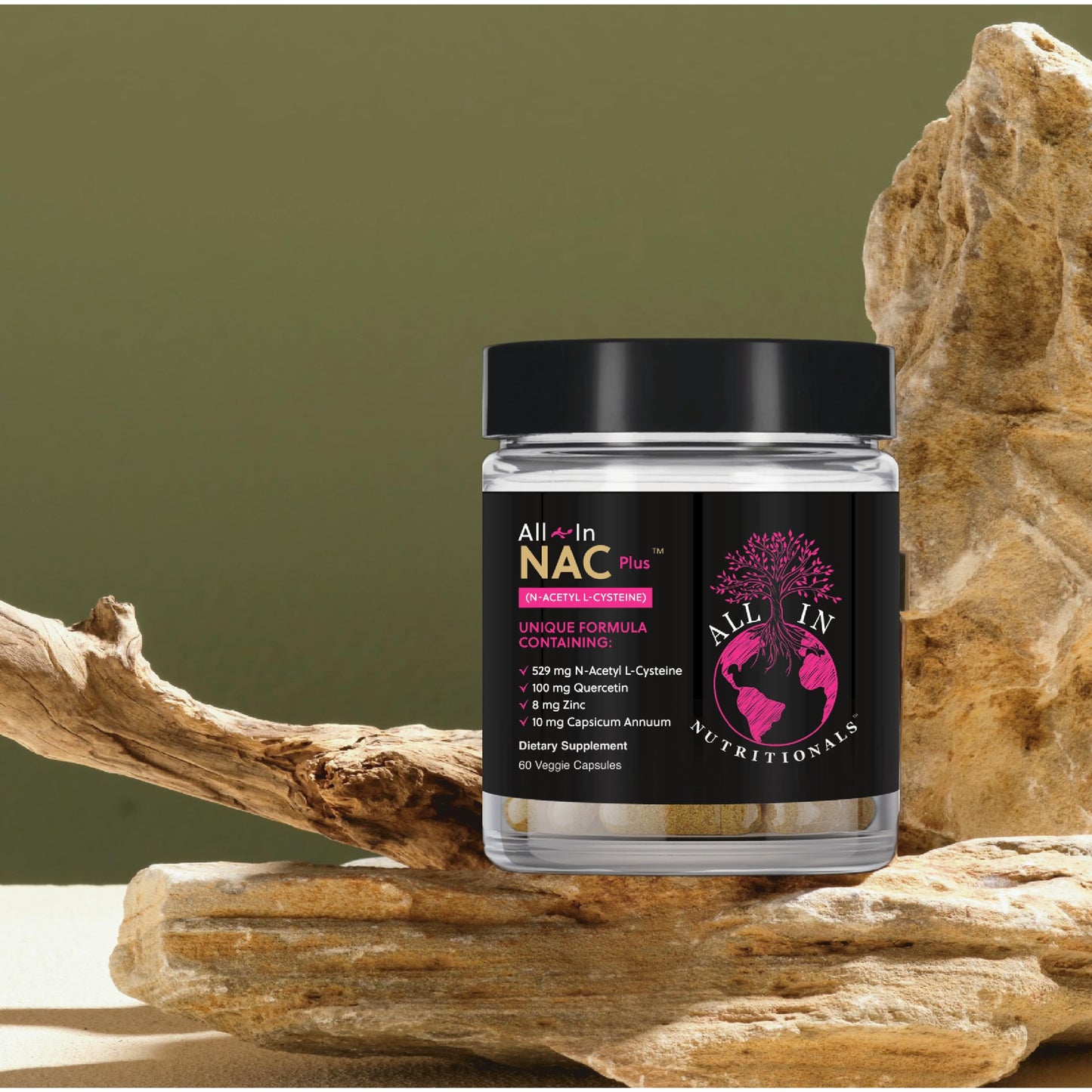 All In Nutritionals NAC Capsule 60 Count