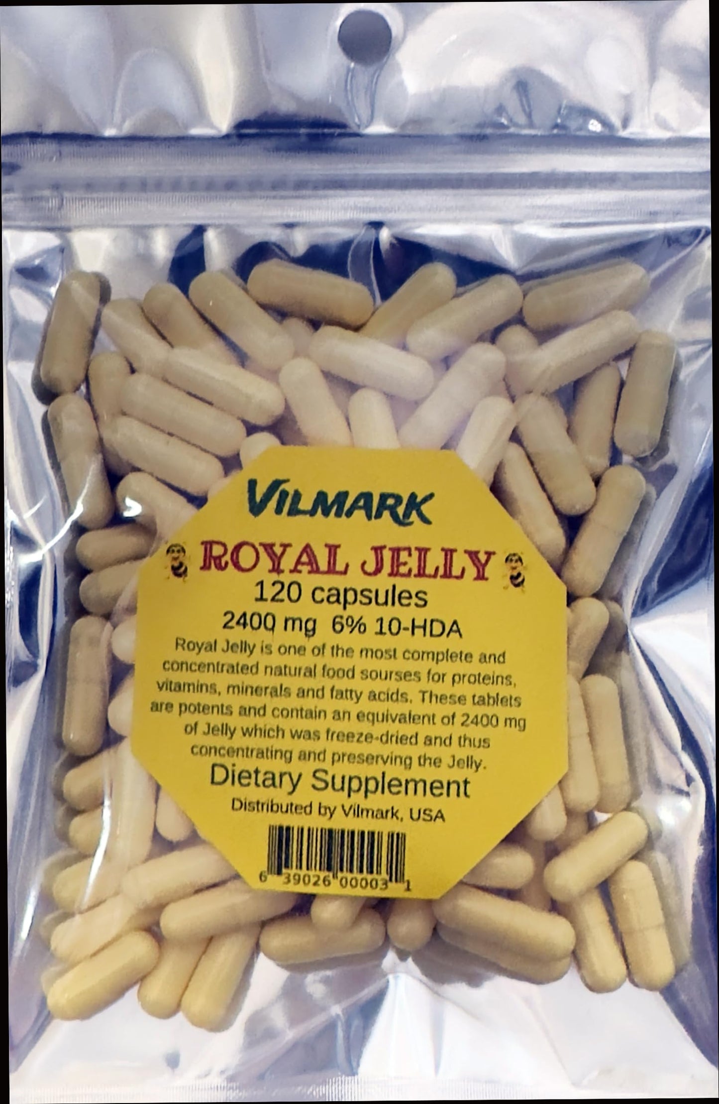 Vilmark Royal Jelly Capsules 120