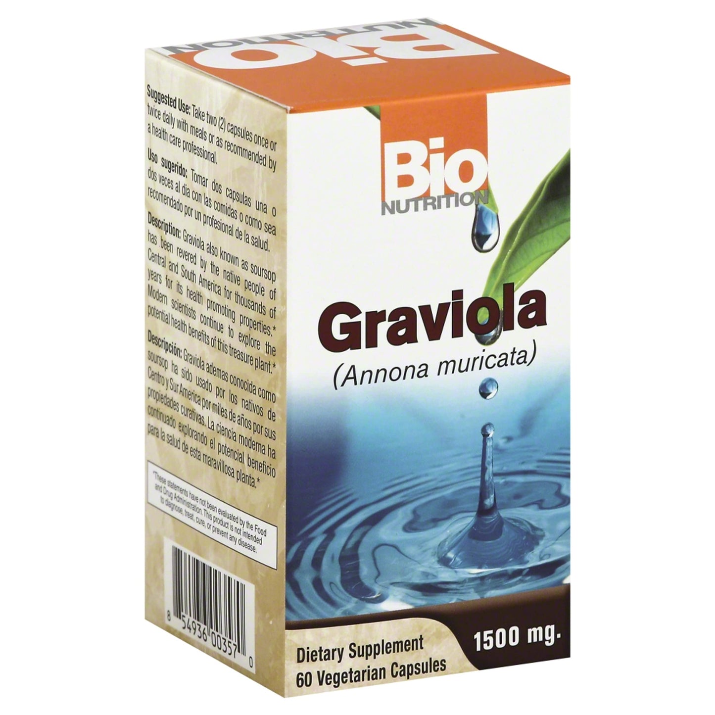 Bio Nutrition Graviola Capsules, 60 Count