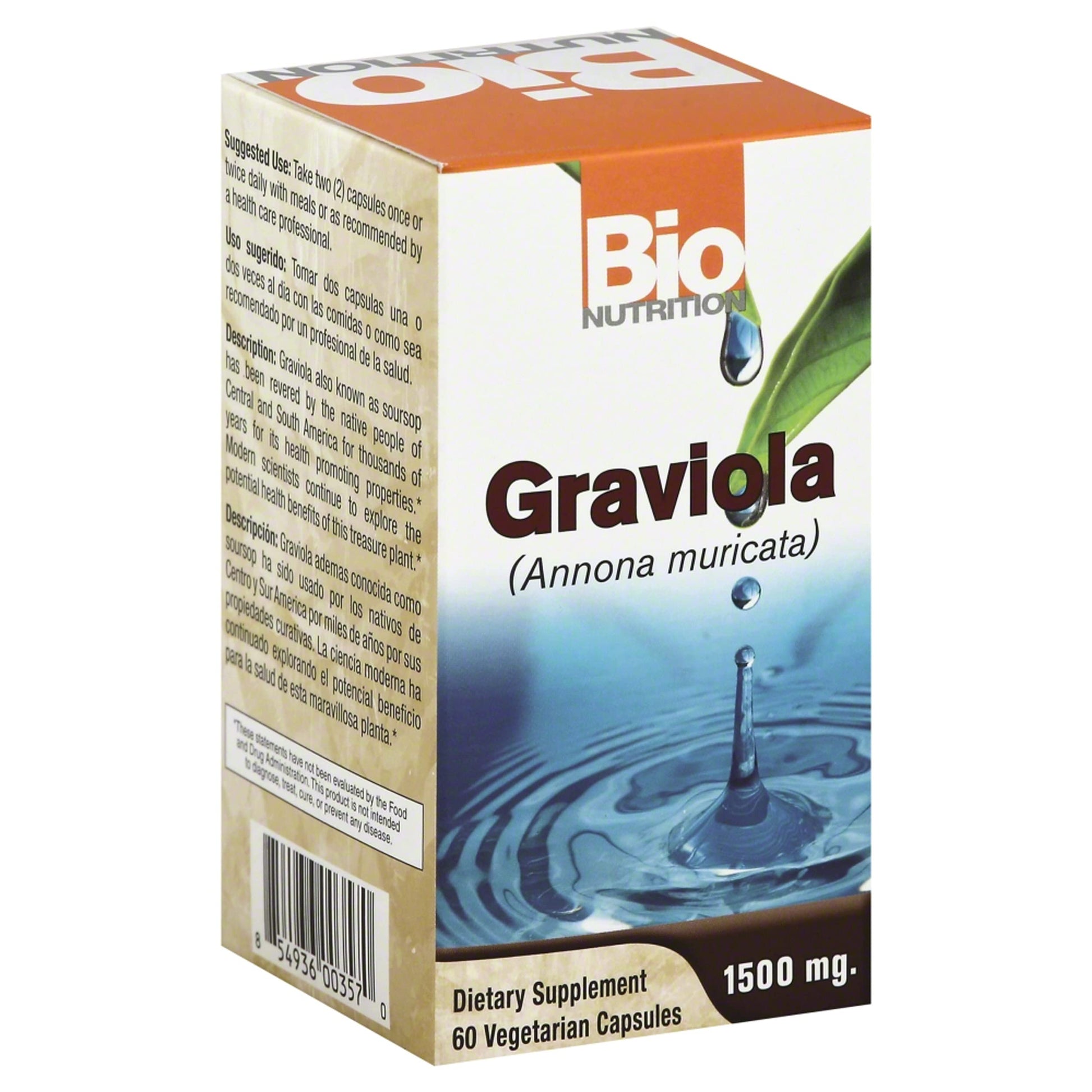 Bio Nutrition Graviola Capsules, 60 Count