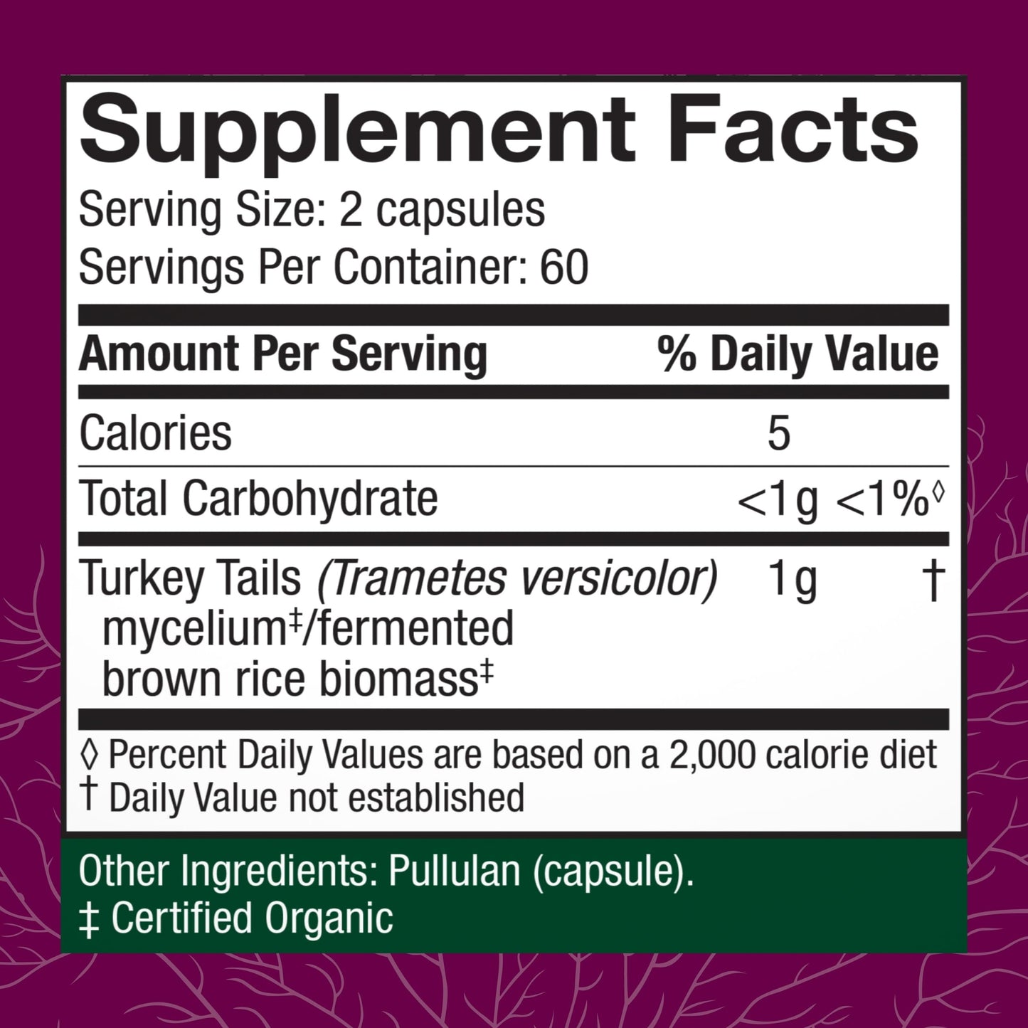 Host Defense Turkey Tail Capsules Digestive Health & Immune Response Support Mushroom Supplement, 120 Capsules