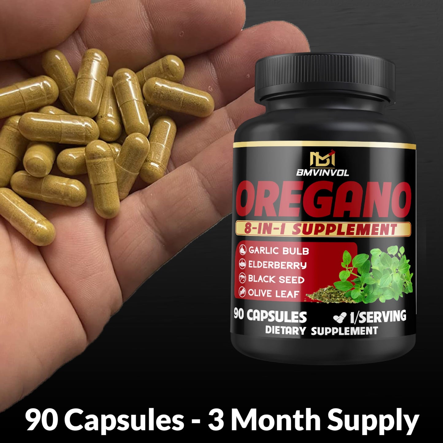 BMVINVOL Oregano Supplement Capsule 90 Capsules