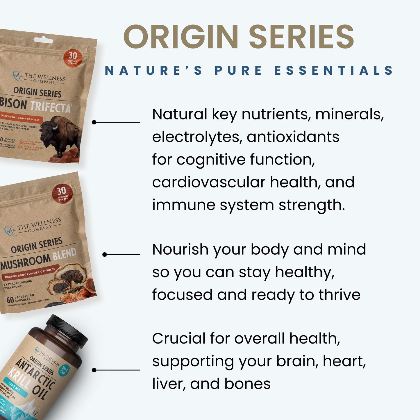 The Wellness Company Mushroom Blend Capsules 60 Capsules
