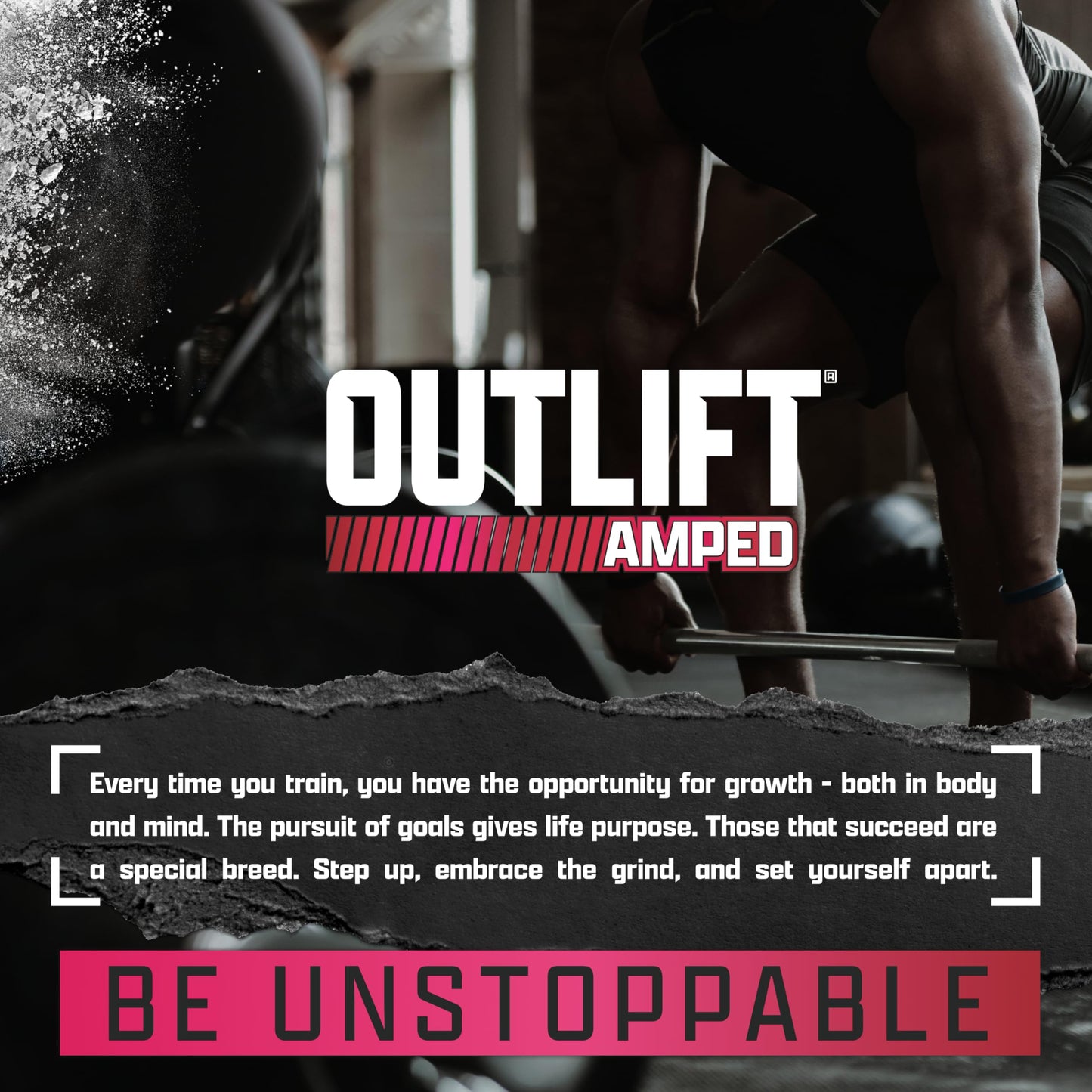 Nutrex Research OUTLIFT Amped Max Dosed High Stim Pre Workout Powder 15.7 oz