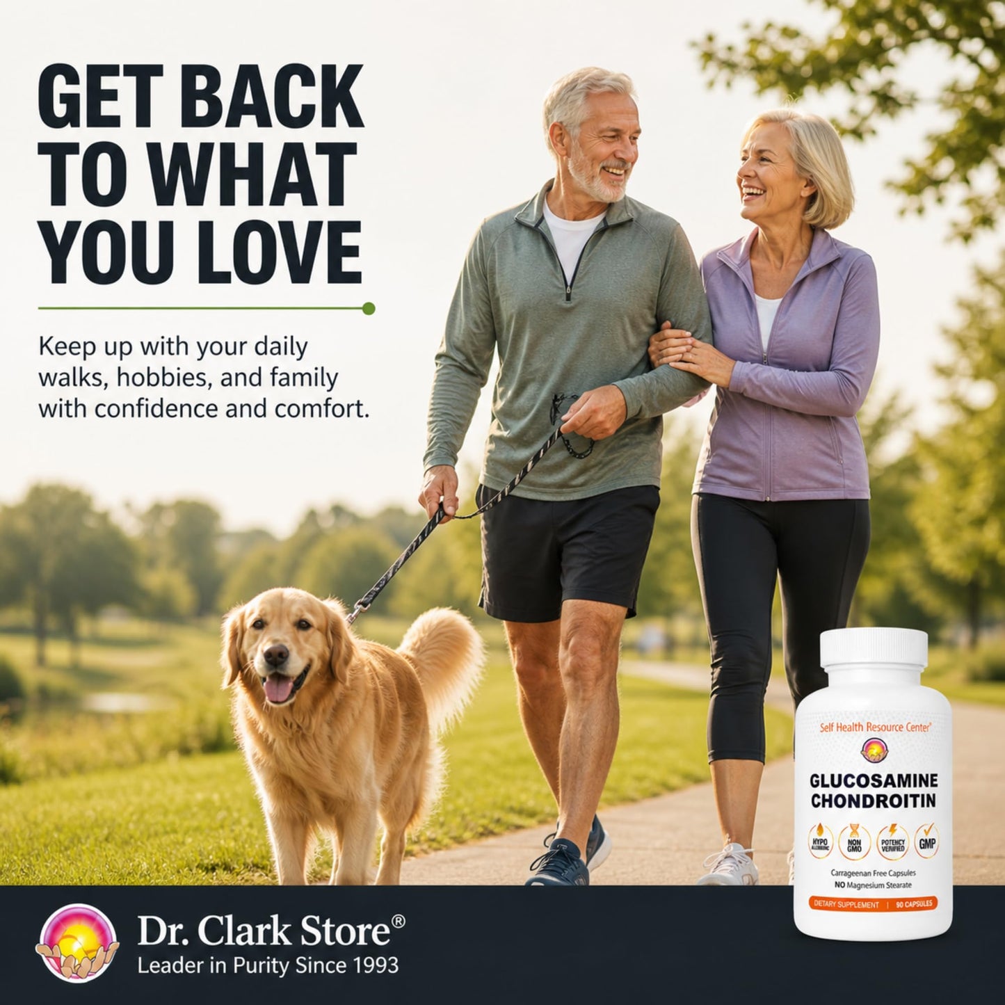 Dr Clark Store Glucosamine Chondroitin Plus Capsules 90