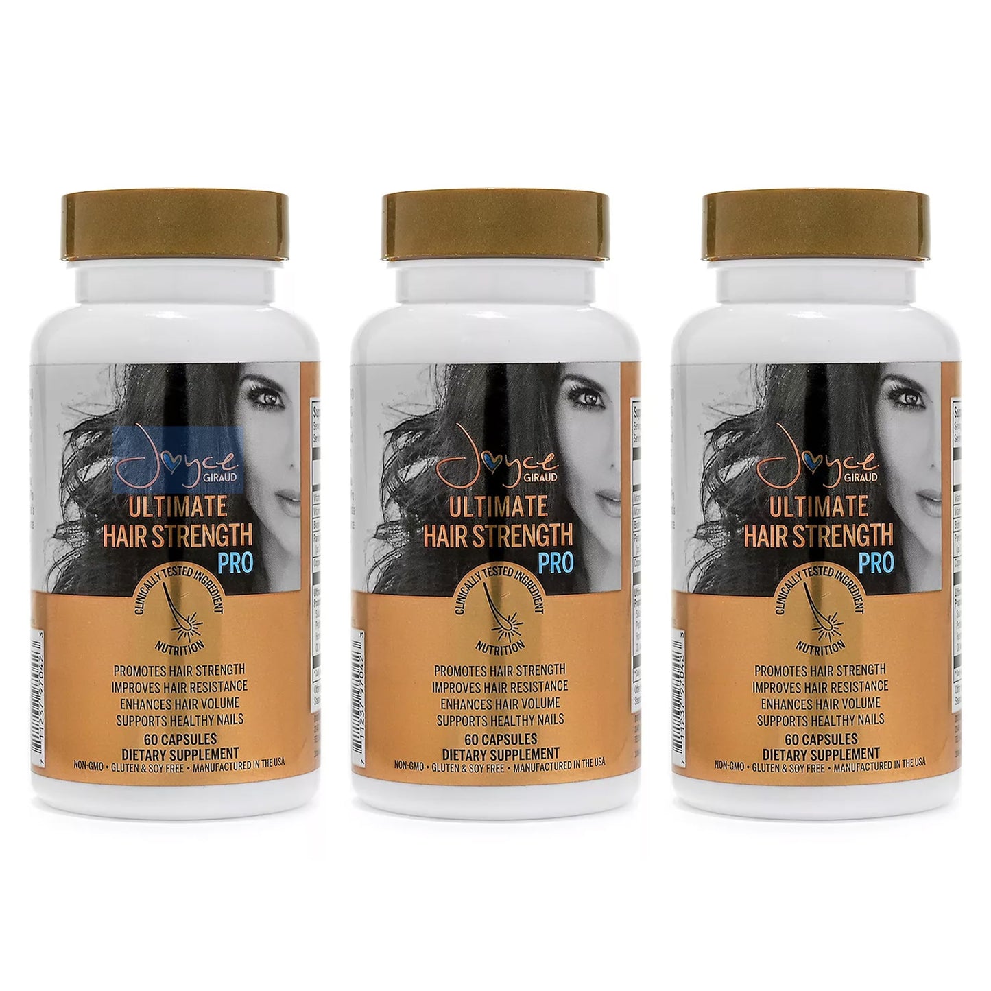 Miracle Elixir Collection Joyce Giraud Ultimate Hair Strength Supplements 180 Capsules