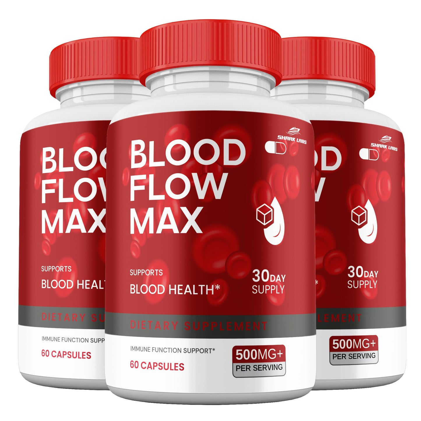 Shark Labs Blood Flow Max Capsules 60 Count