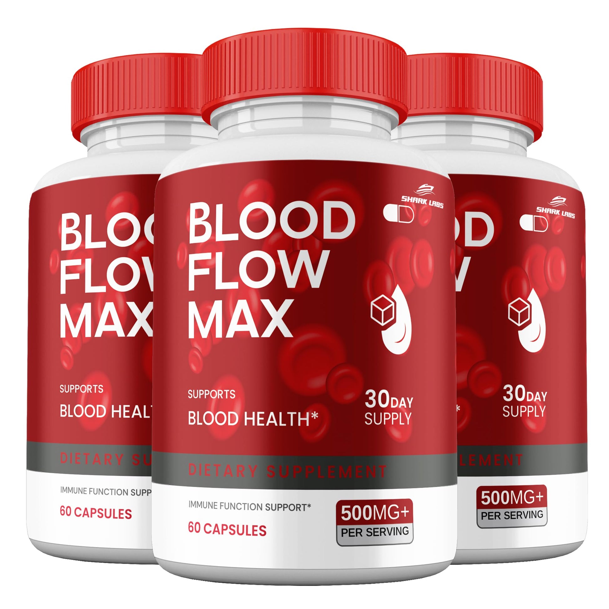 Shark Labs Blood Flow Max Capsules 60 Count