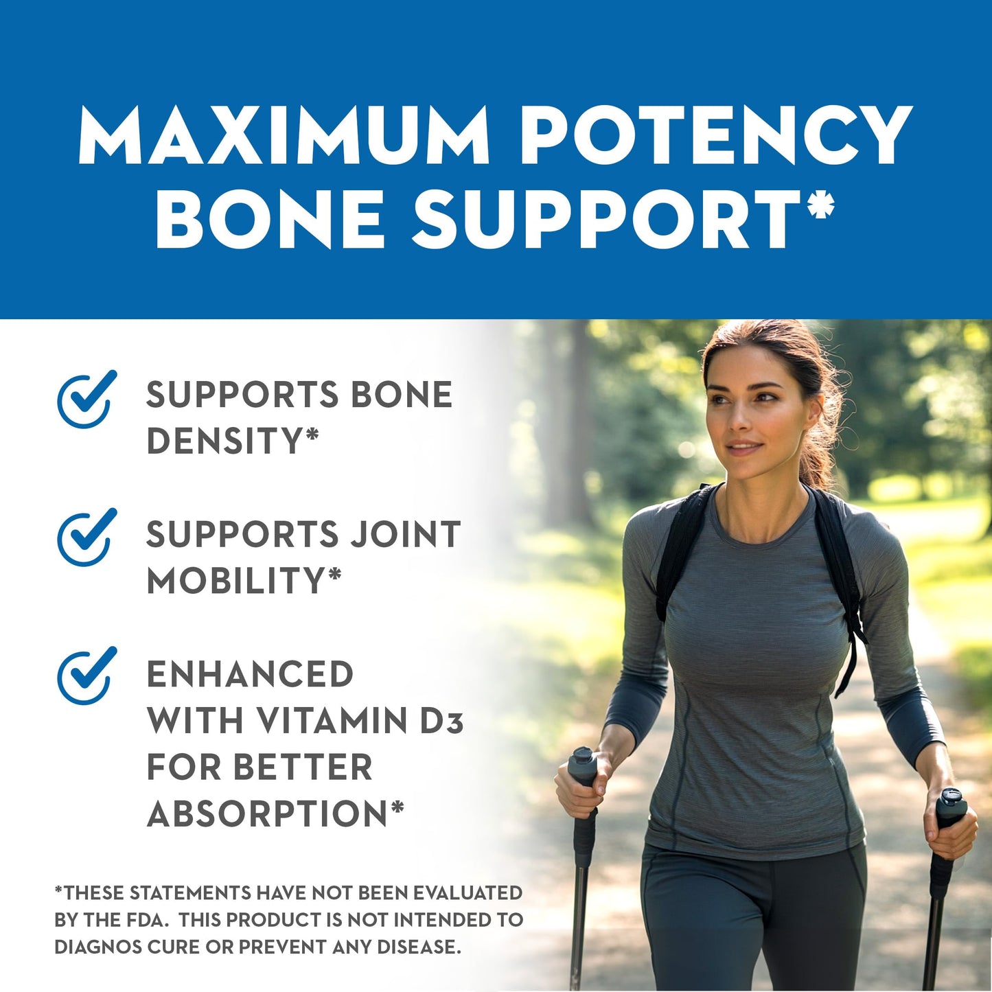 Vitaminerals 95 Primacal® Bone Support Maximum Potency Calcium, Magnesium for Bone Loss Capsules 120