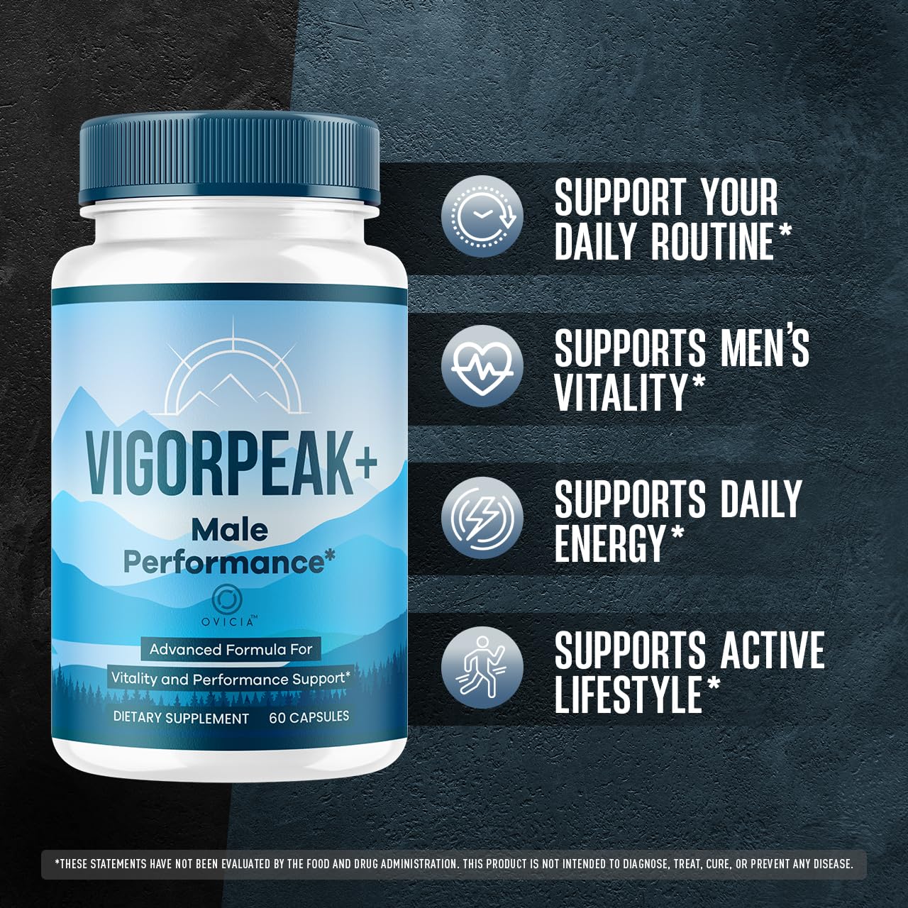 OVICIA Vigor Peak Capsules 180 Capsules