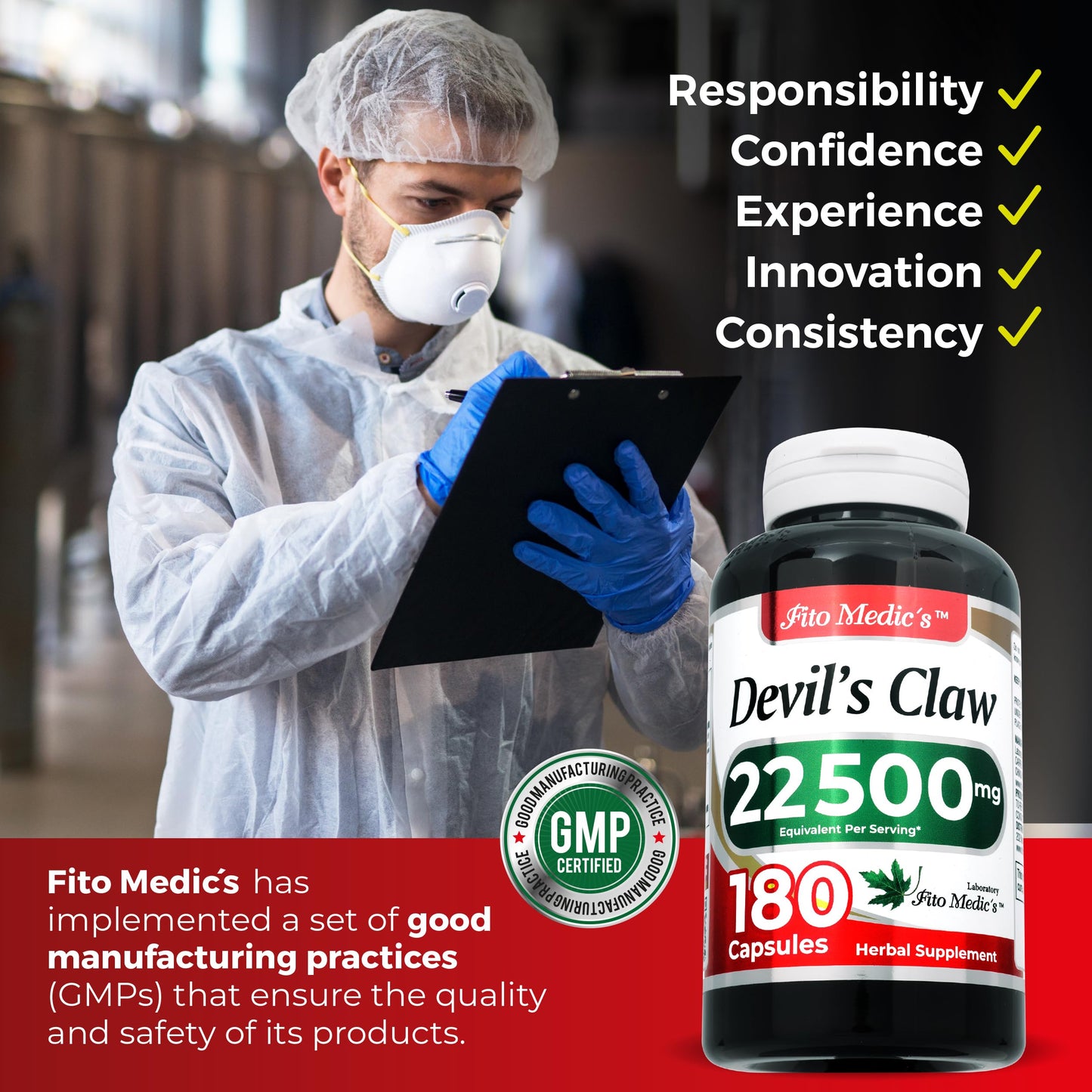 FITO MEDIC'S Lab Devil's Claw Capsules 180