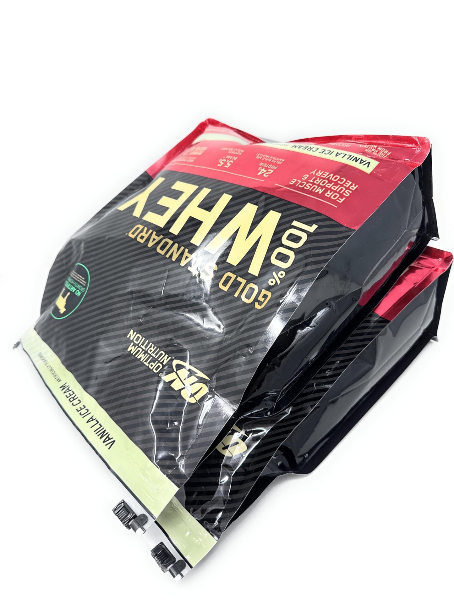 Optimum Nutrition Gold Standard 100% Whey Protein Powder, Vanilla Ice Cream, 160 Servings