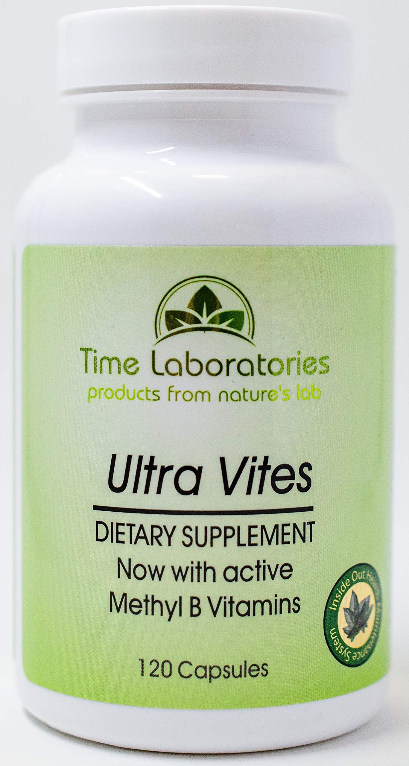 Time Laboratories Ultra-Vites High Potency Vitamin/Mineral Capsules, 120 Capsules