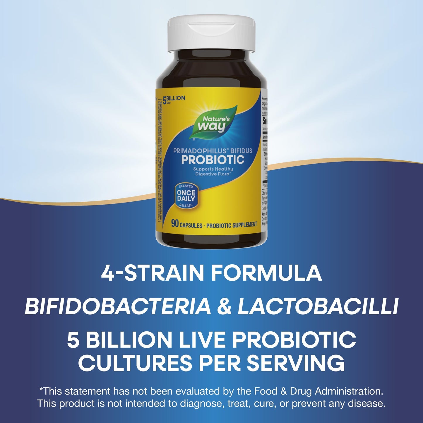 Nature's Way Primadophilus Bifidus Probiotic Capsule 90 Capsules