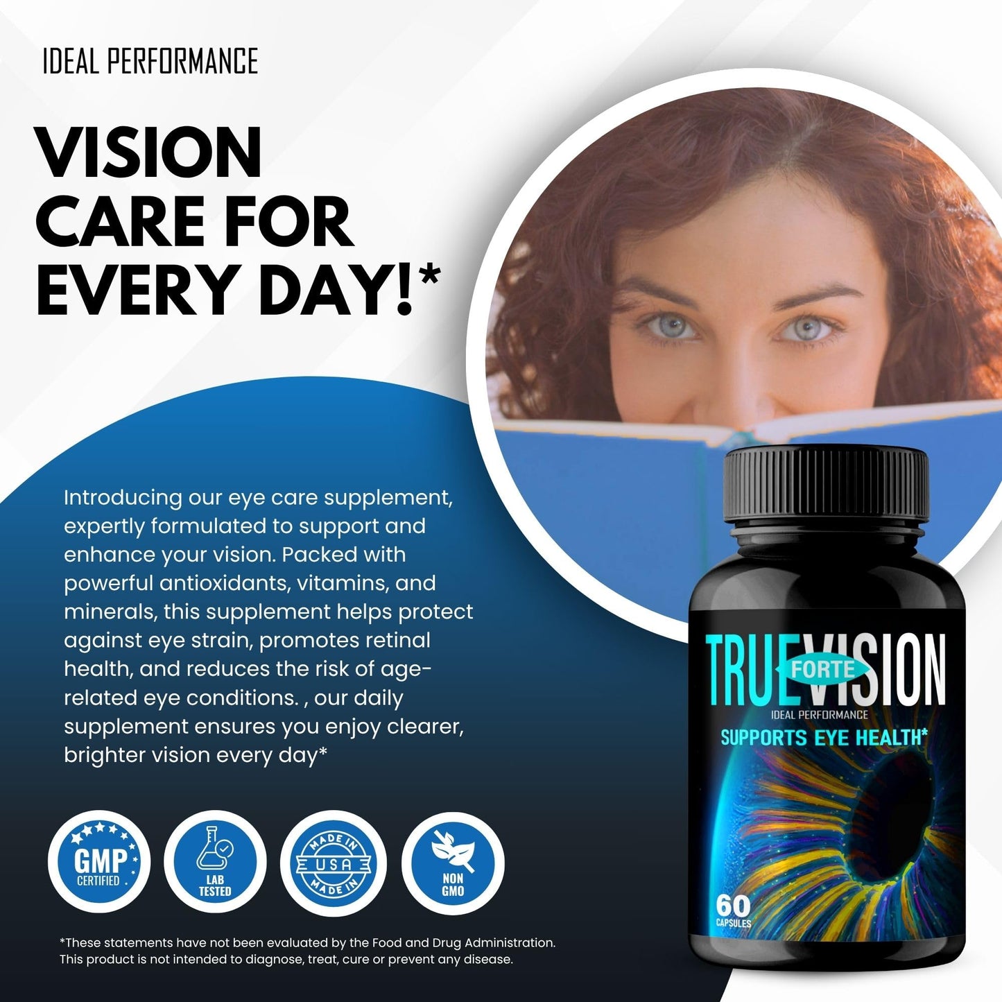 IDEAL PERFORMANCE TrueVision Eye Health Capsules 120 Capsules