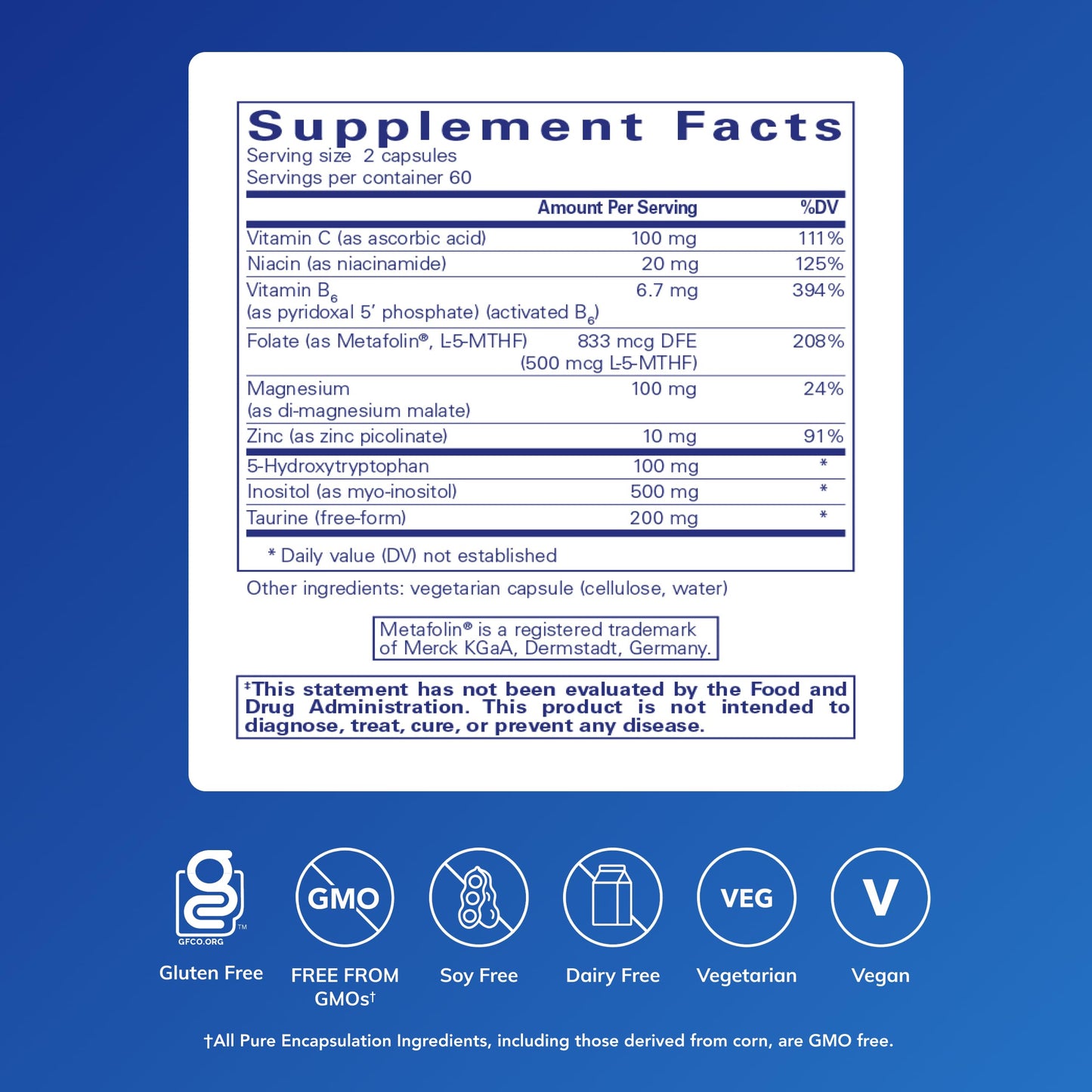 Pure Encapsulations SeroPlus Capsule 120 Count