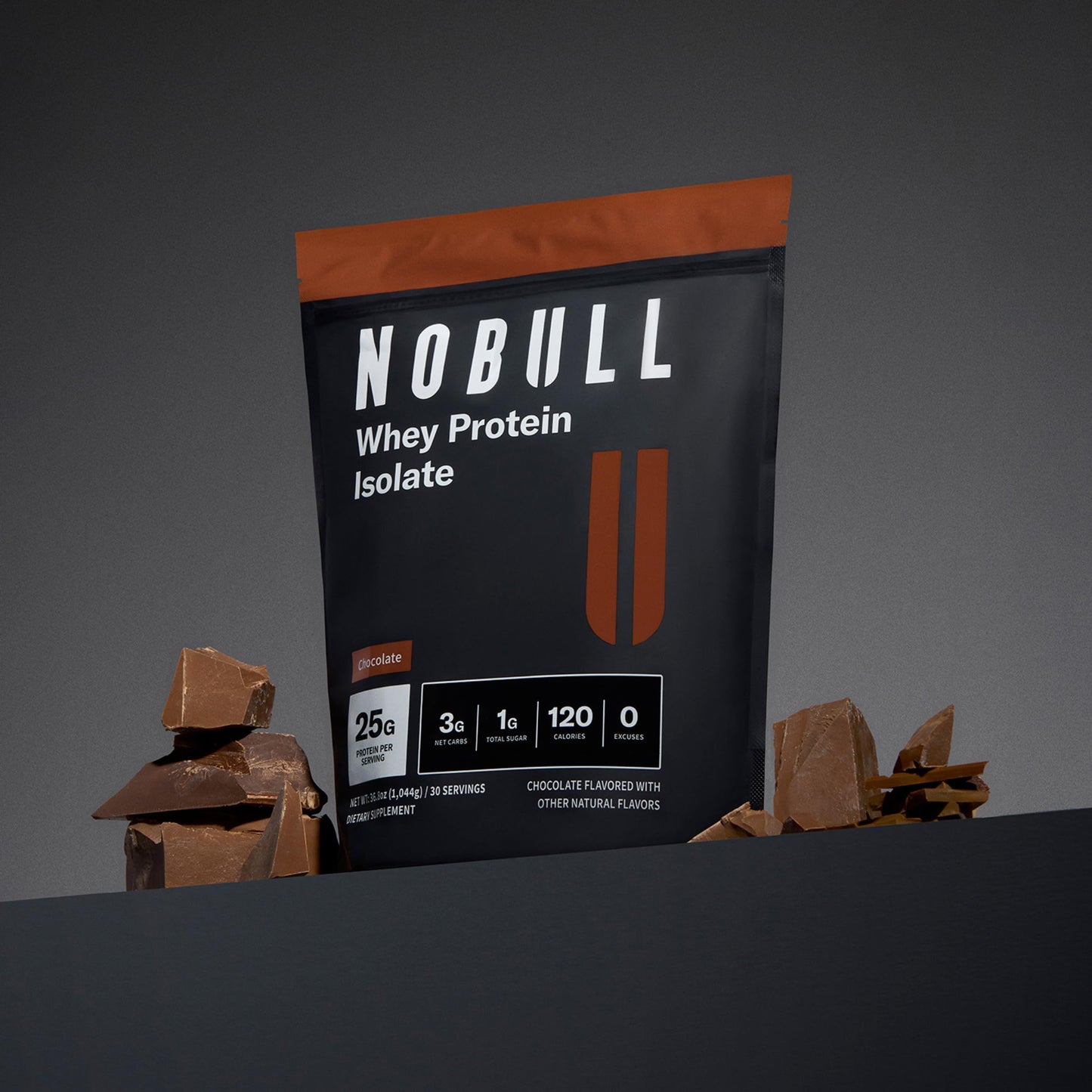 NOBULL Grass-Fed Whey Protein Isolate Powder, 36.8 Servings