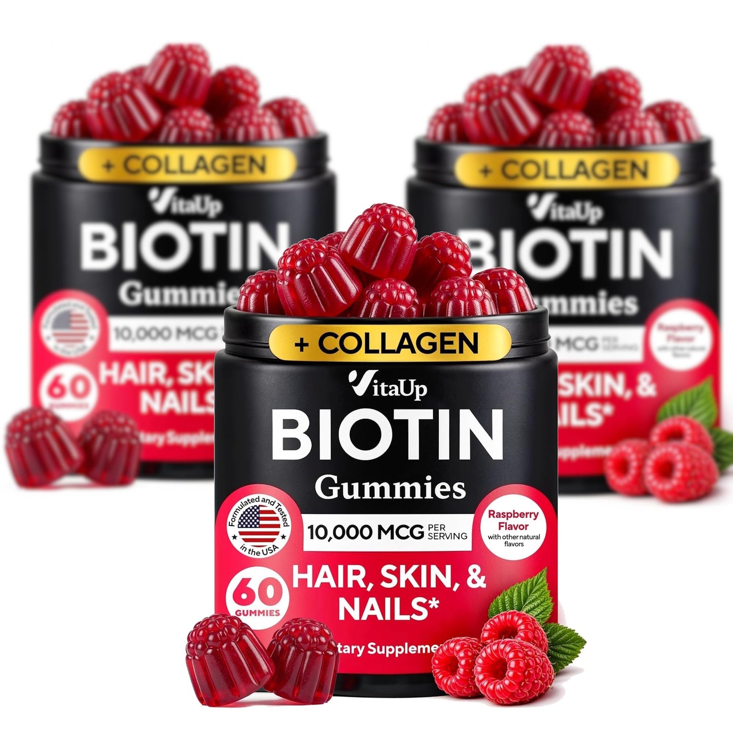 VitaUp Biotin Gummies 10000mcg - 60 Gummies
