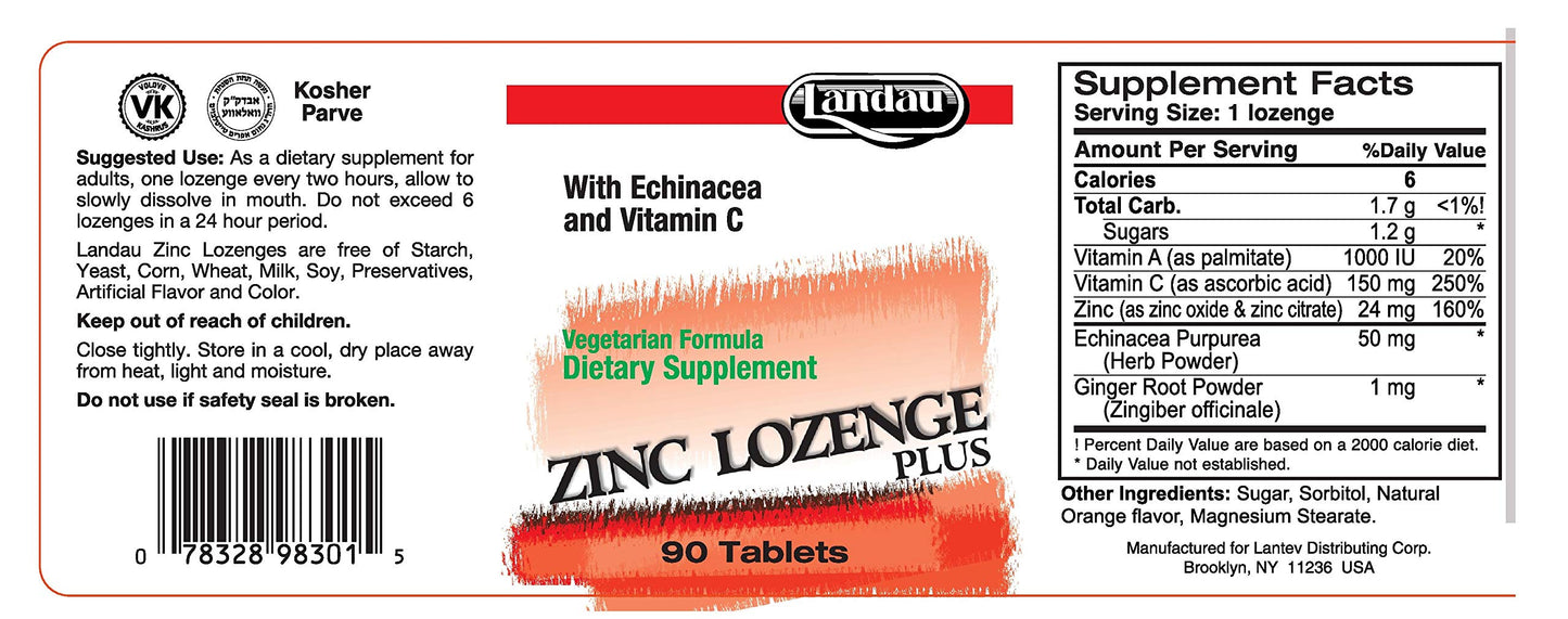 Landau Zinc Tablet, 90 Tablets