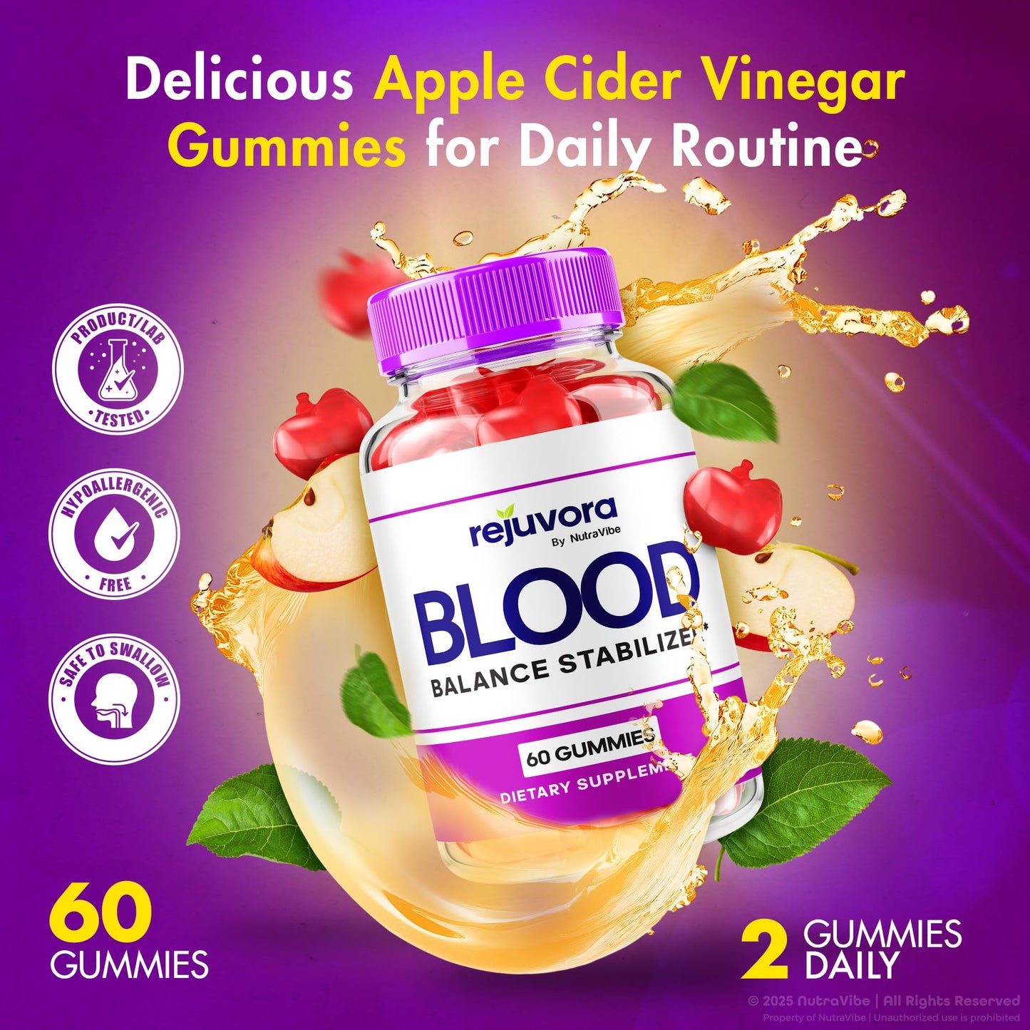 NutraVibe Rejuvora Gummies 60-count