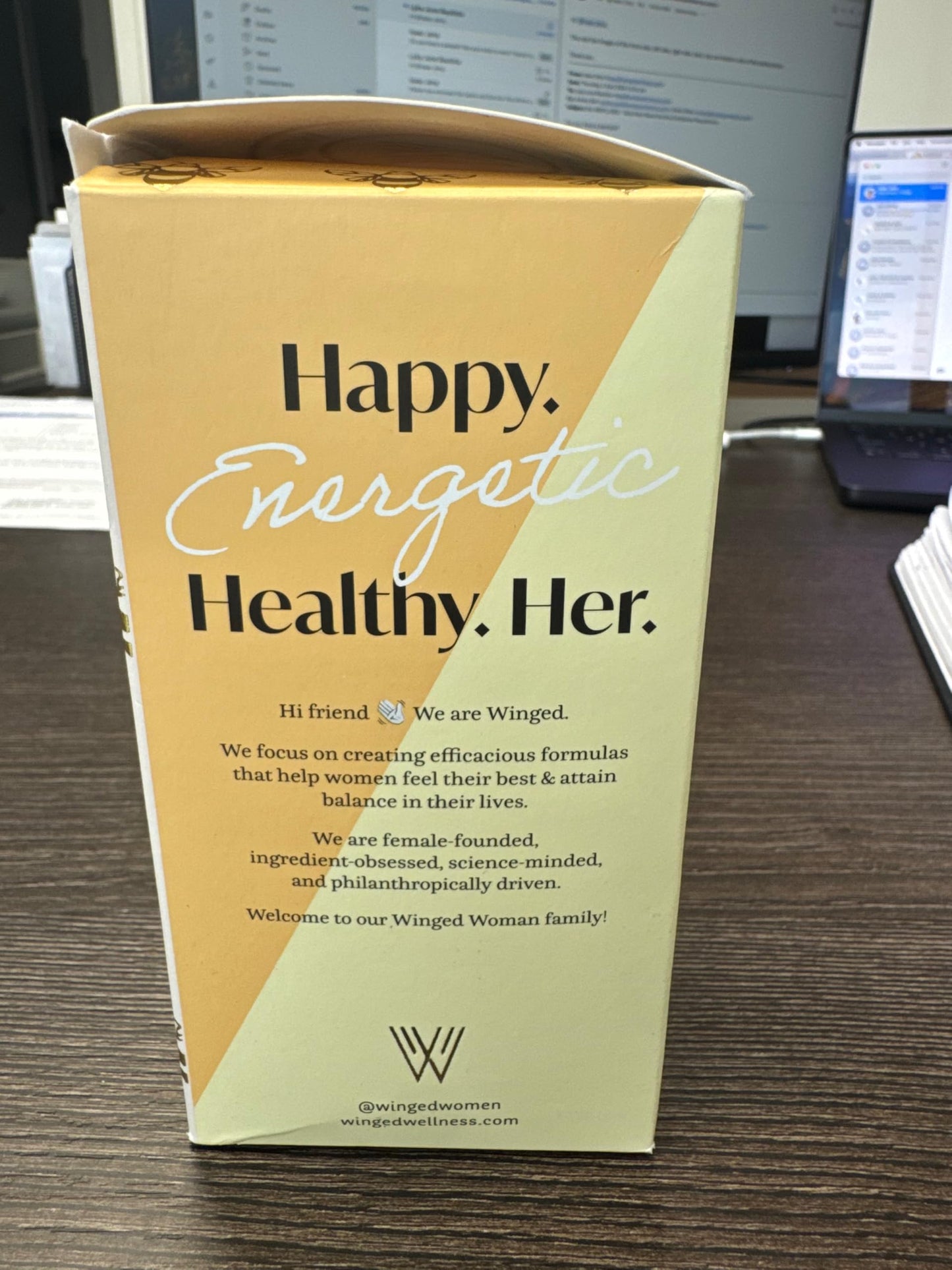 Winged Wellness Rise Up, Energy & Focus Gummies for Women, 180 Gummies