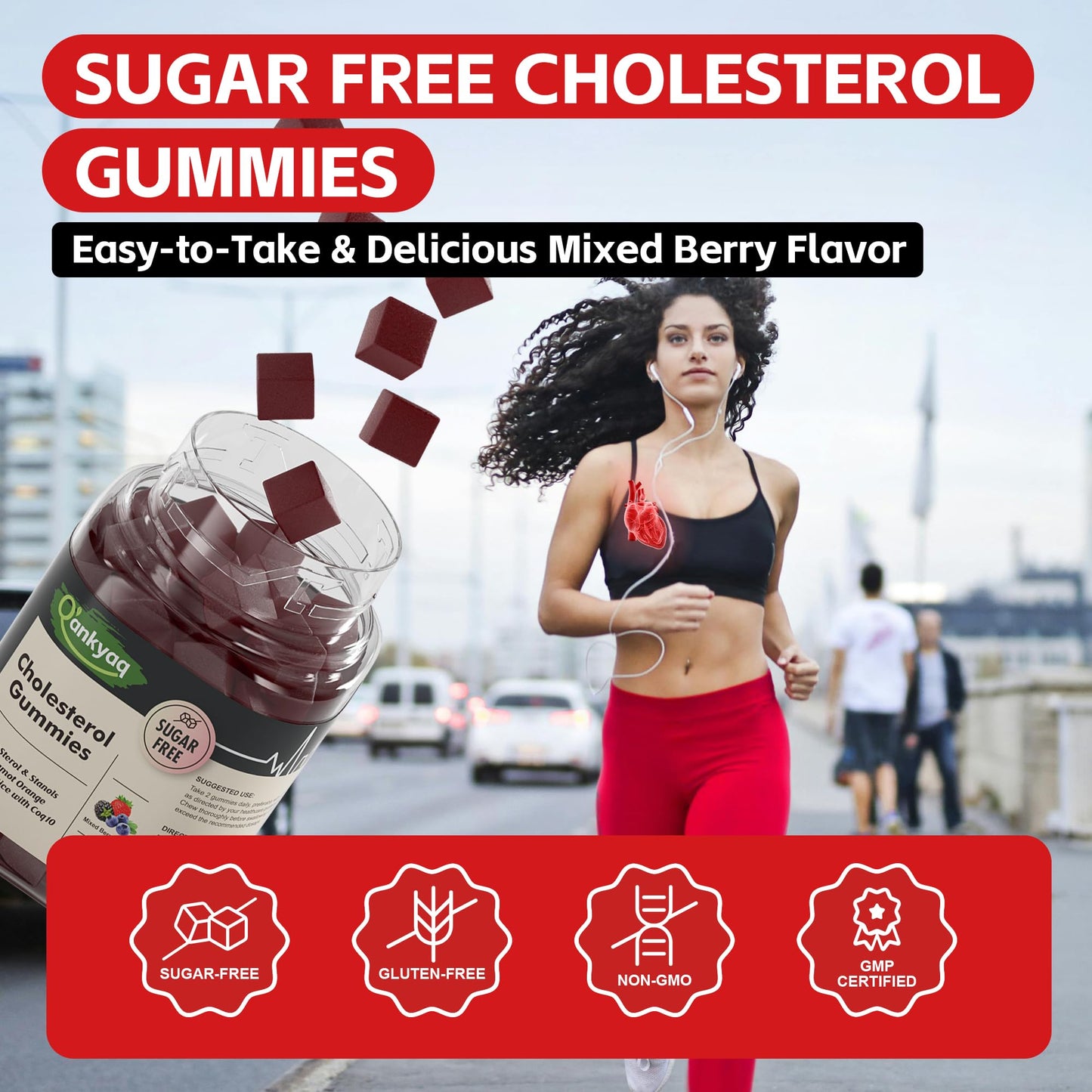 Q'ankyaq Cholesterol Gummies Gummy 60 Count