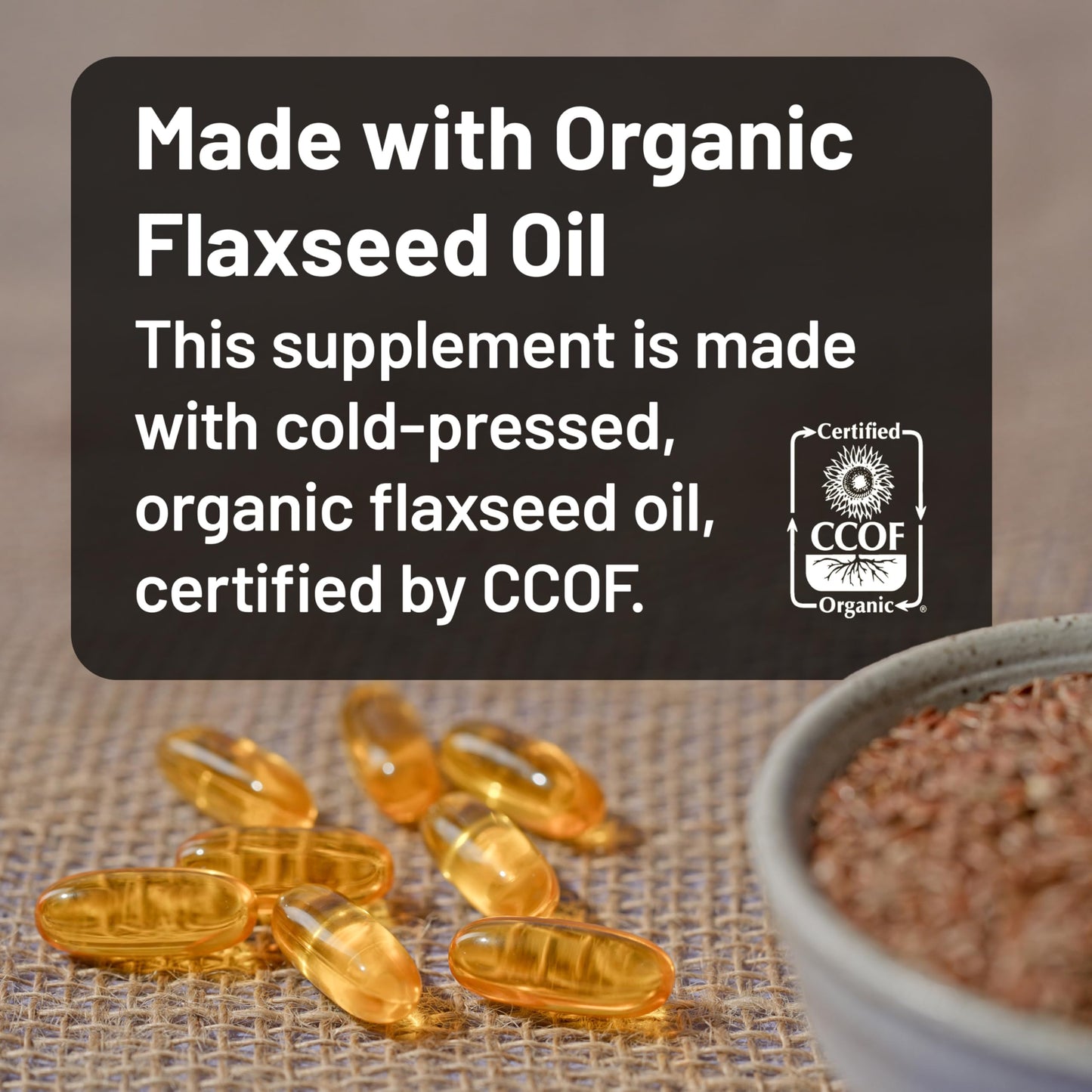 NatureWise Flaxseed Oil 1200 mg, Fish Free Omega-3-6-9 with 720 mg ALA Softgels, 60 Count
