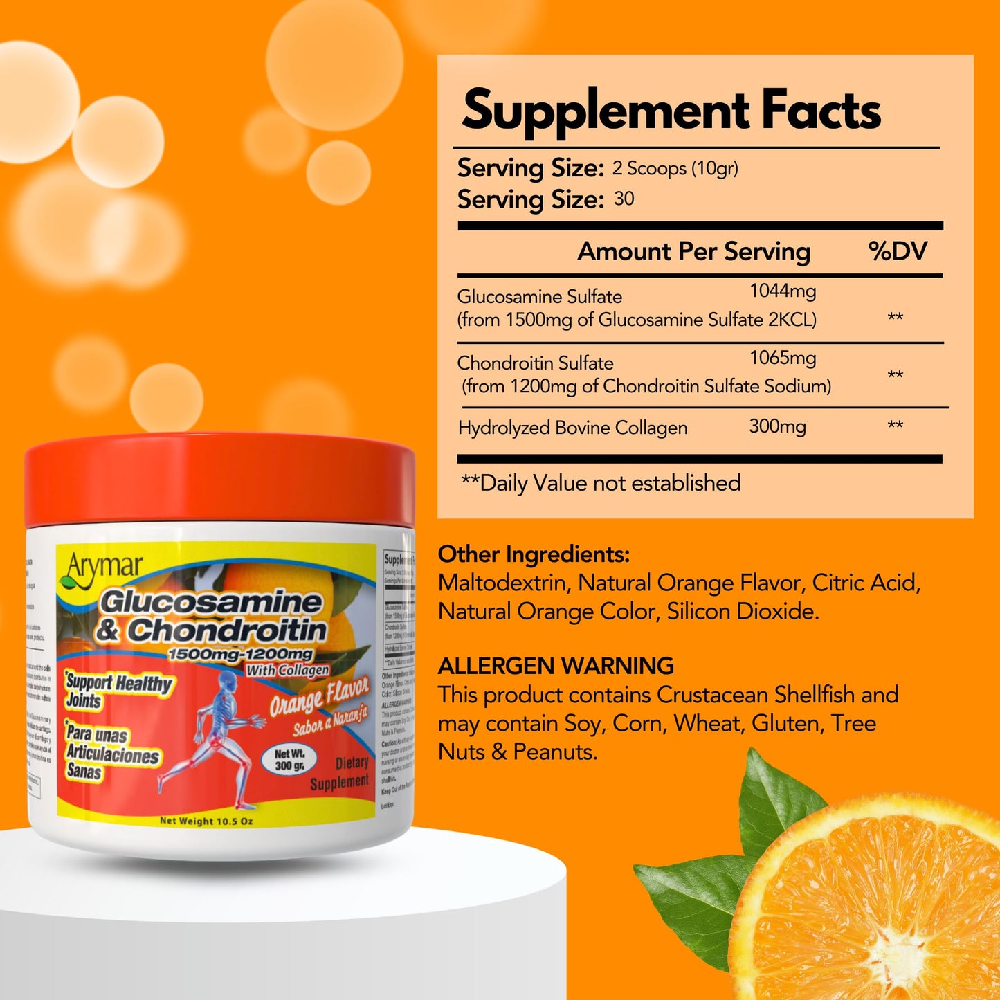 Arymar Glucosamine Chondroitin Powder 1