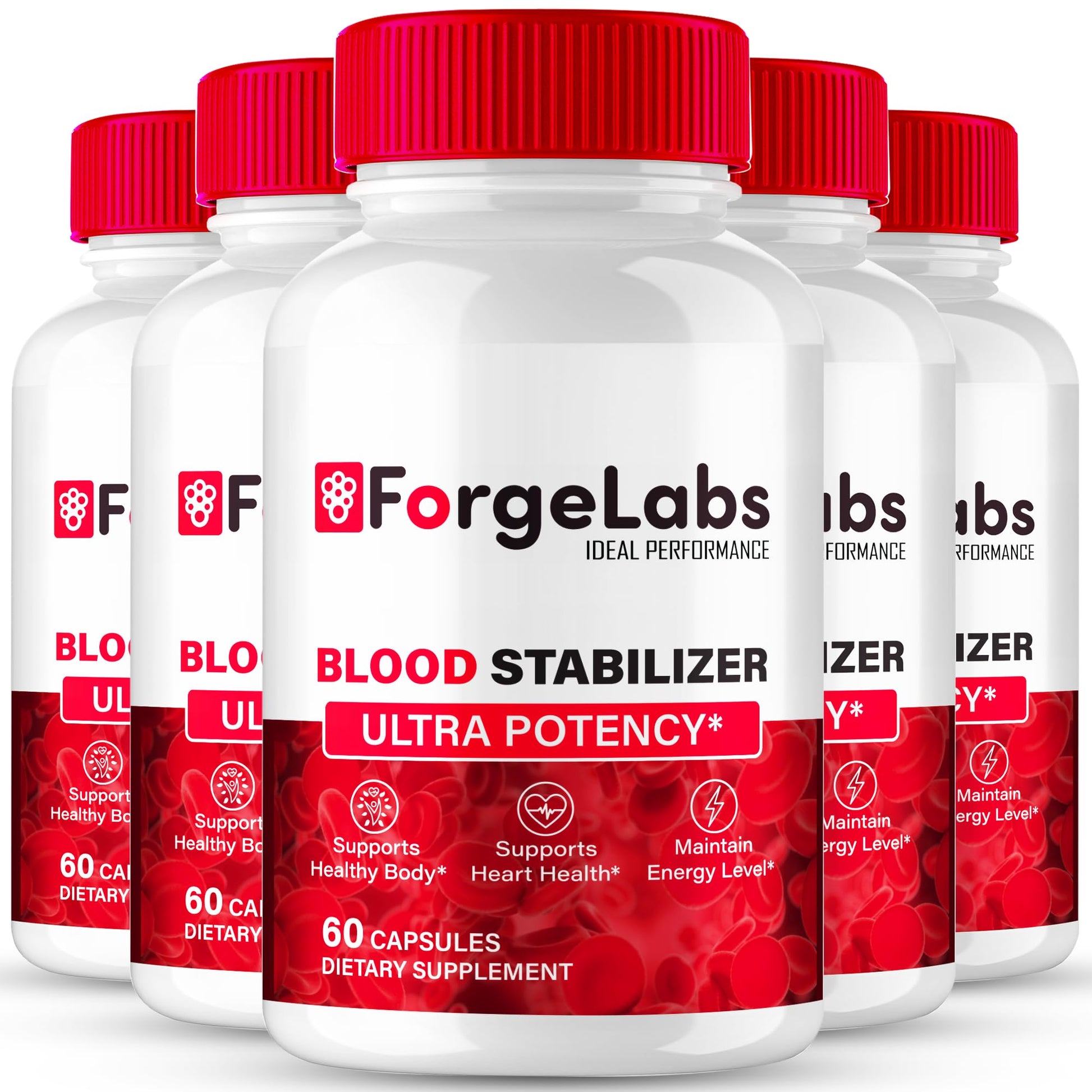 IDEAL PERFORMANCE Forge Labs Blood Stabilizer Capsules, 300 Capsules