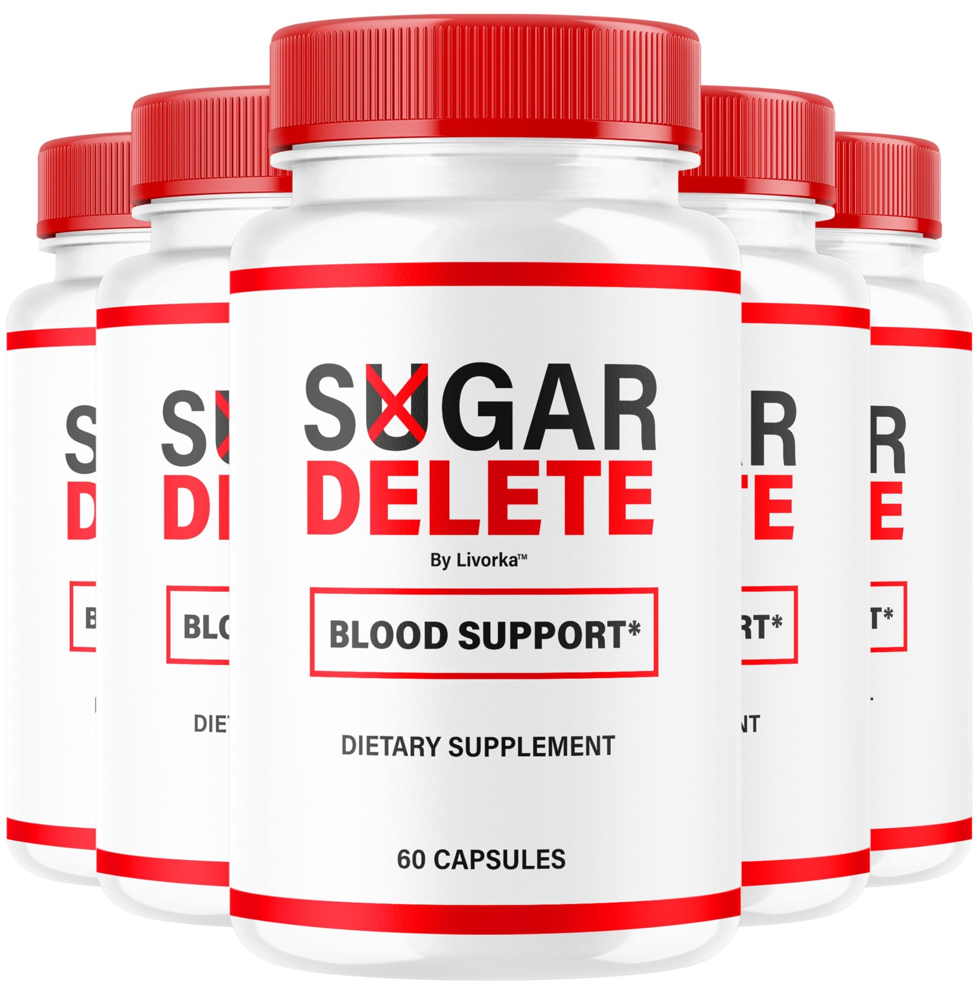 LIVORKA Sugar Delete Capsules, 300 Capsules