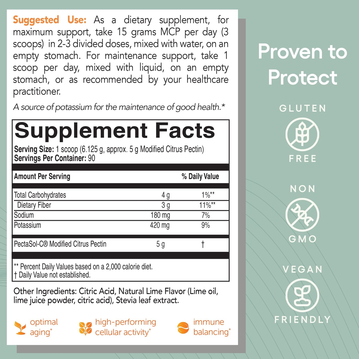 EcoNugenics PectaSol Modified Citrus Pectin Powder 19.436