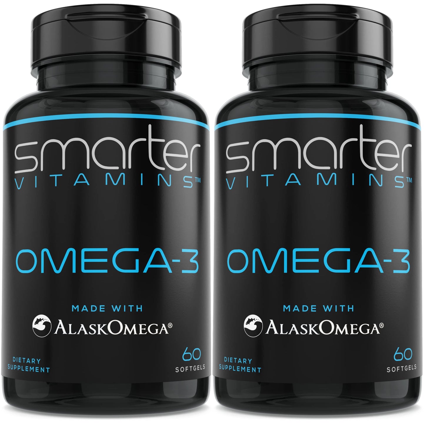 SmarterVitamins Omega 3 Fish Oil Softgels 120 Count